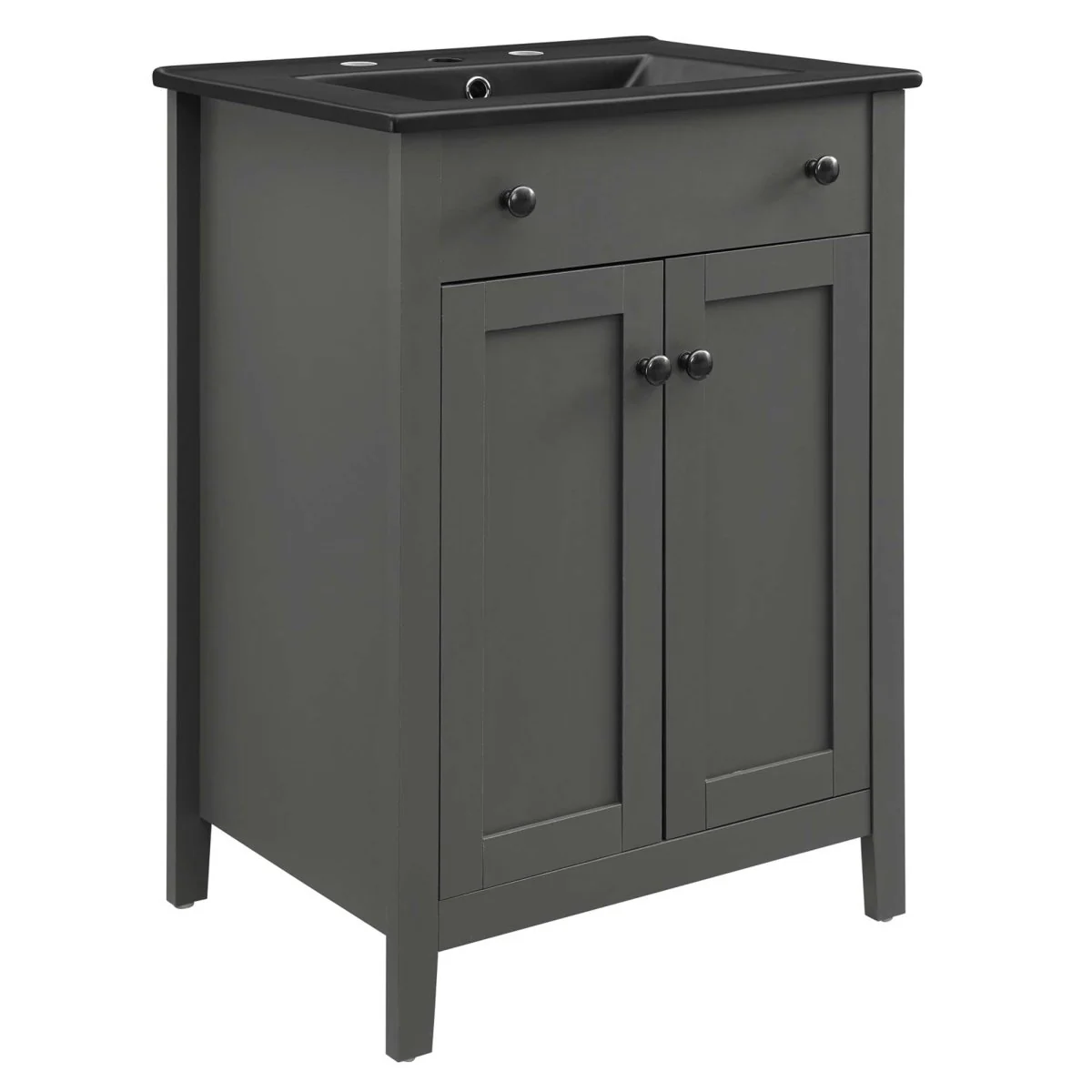 24"Modern Bathroom Vanity – Contemporary Floating Vanity with Storage Cabinets and Countertop - Image 33