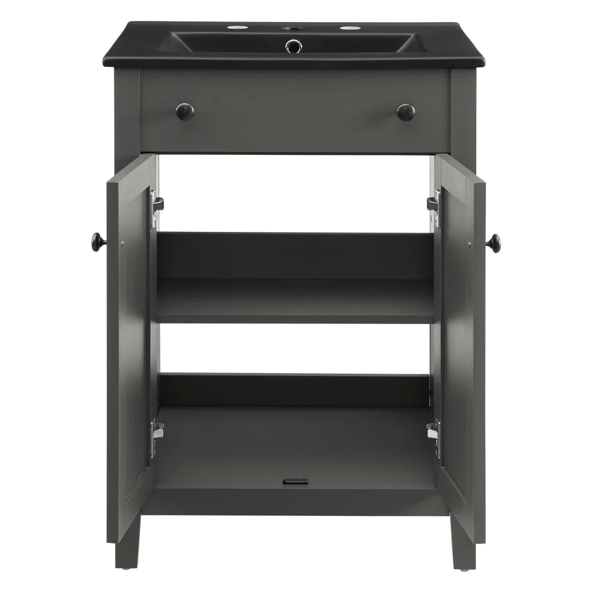 24"Modern Bathroom Vanity – Contemporary Floating Vanity with Storage Cabinets and Countertop - Image 38