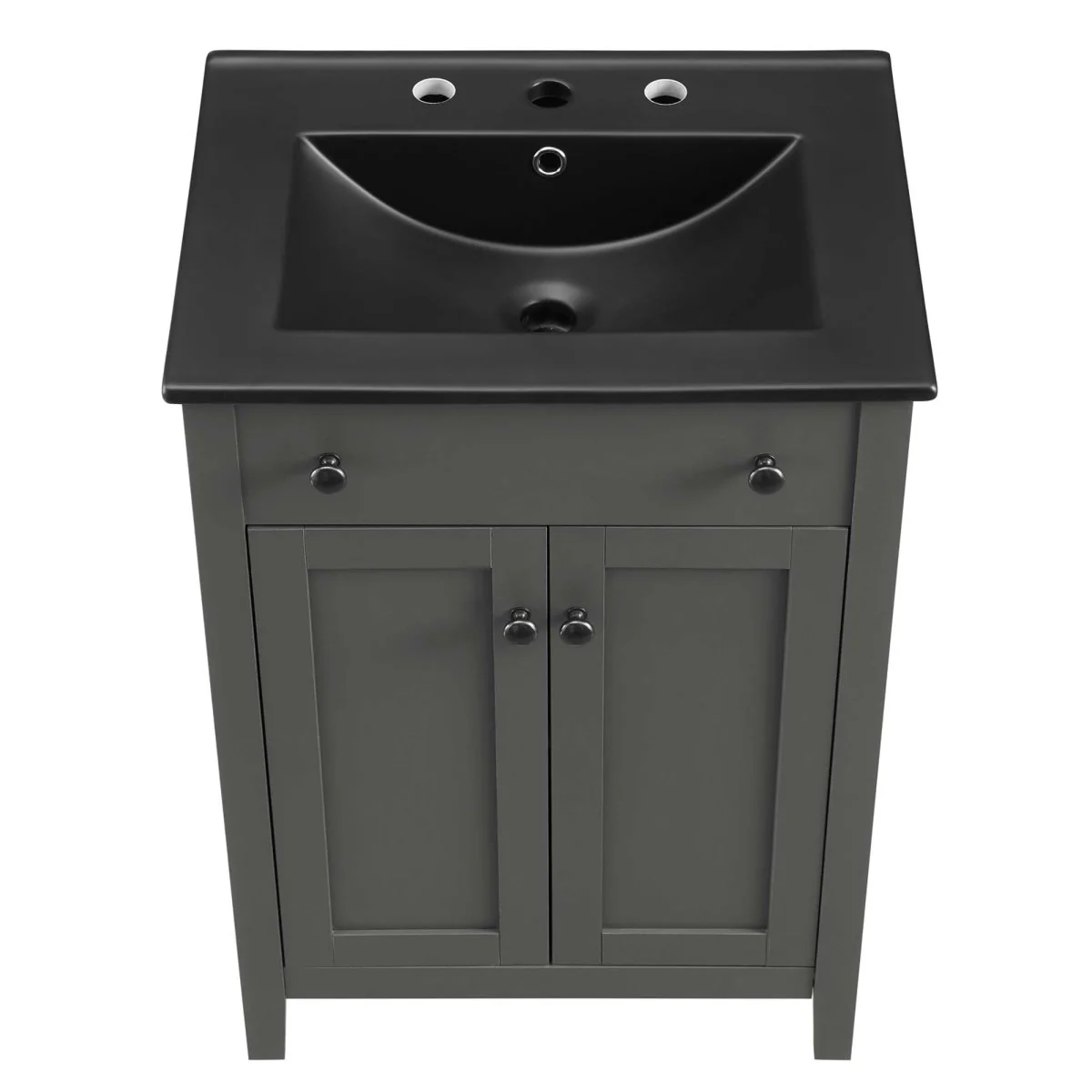 24"Modern Bathroom Vanity – Contemporary Floating Vanity with Storage Cabinets and Countertop - Image 40