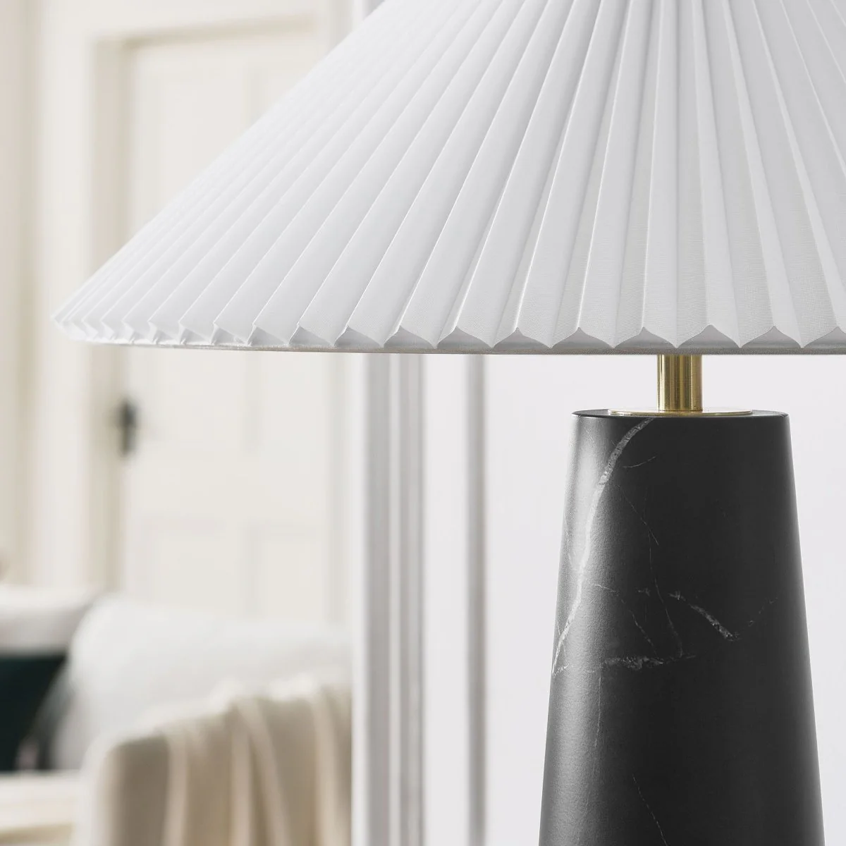 26" Table Lamp with Pleated Shade — Elegant Decorative Accent Lighting - Image 17