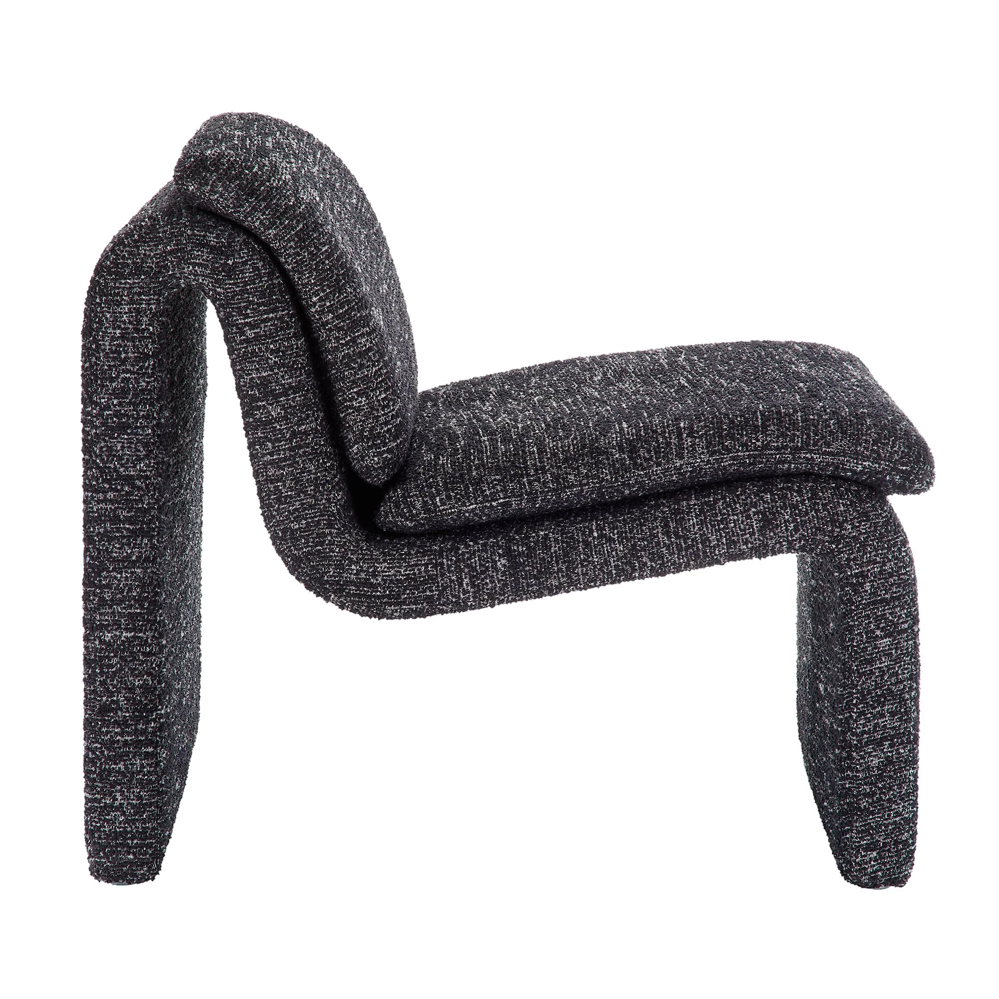 27 Inch Boucle Fabric Armless Accent Chair - Image 18
