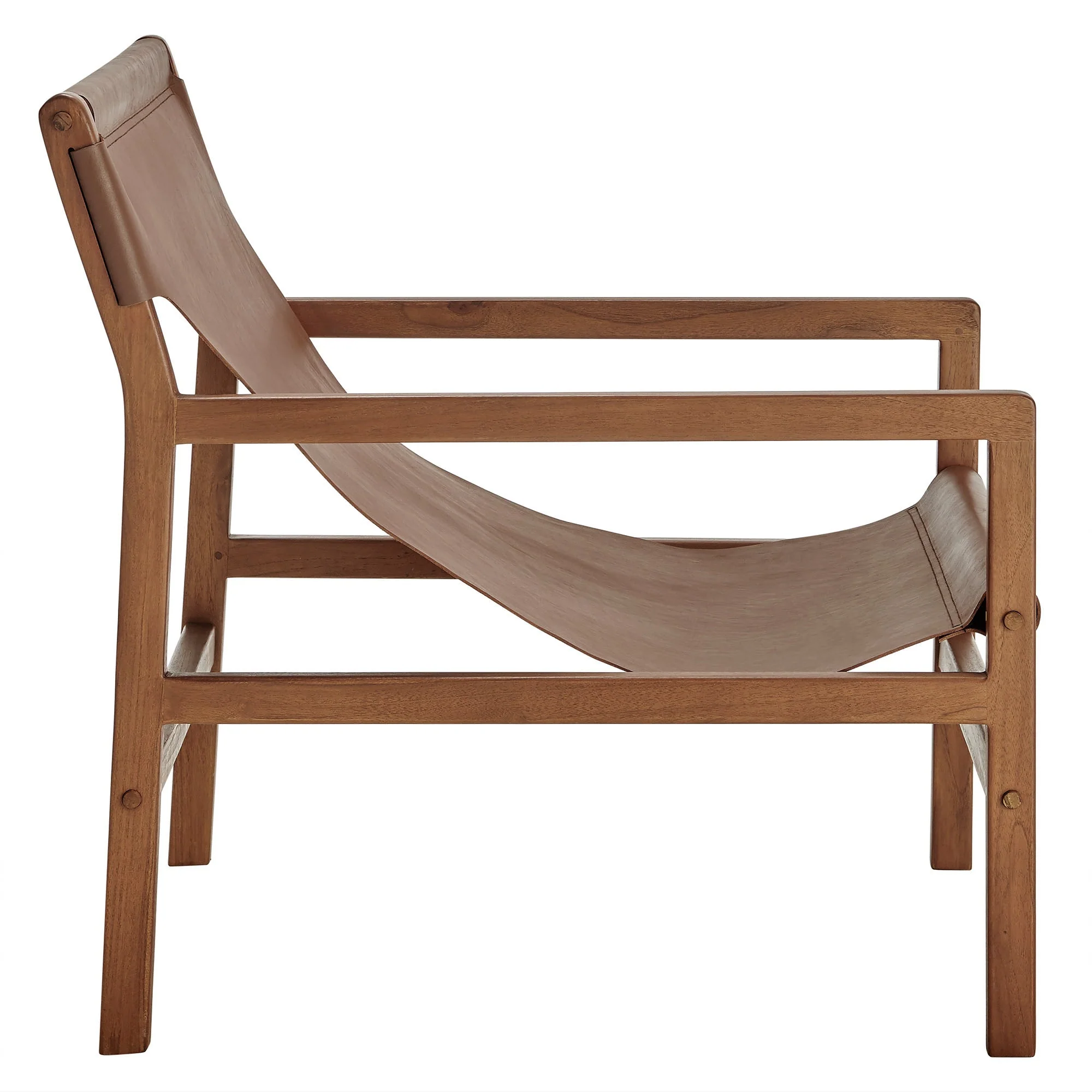 27 Inch Leather Sling Chair - Image 14