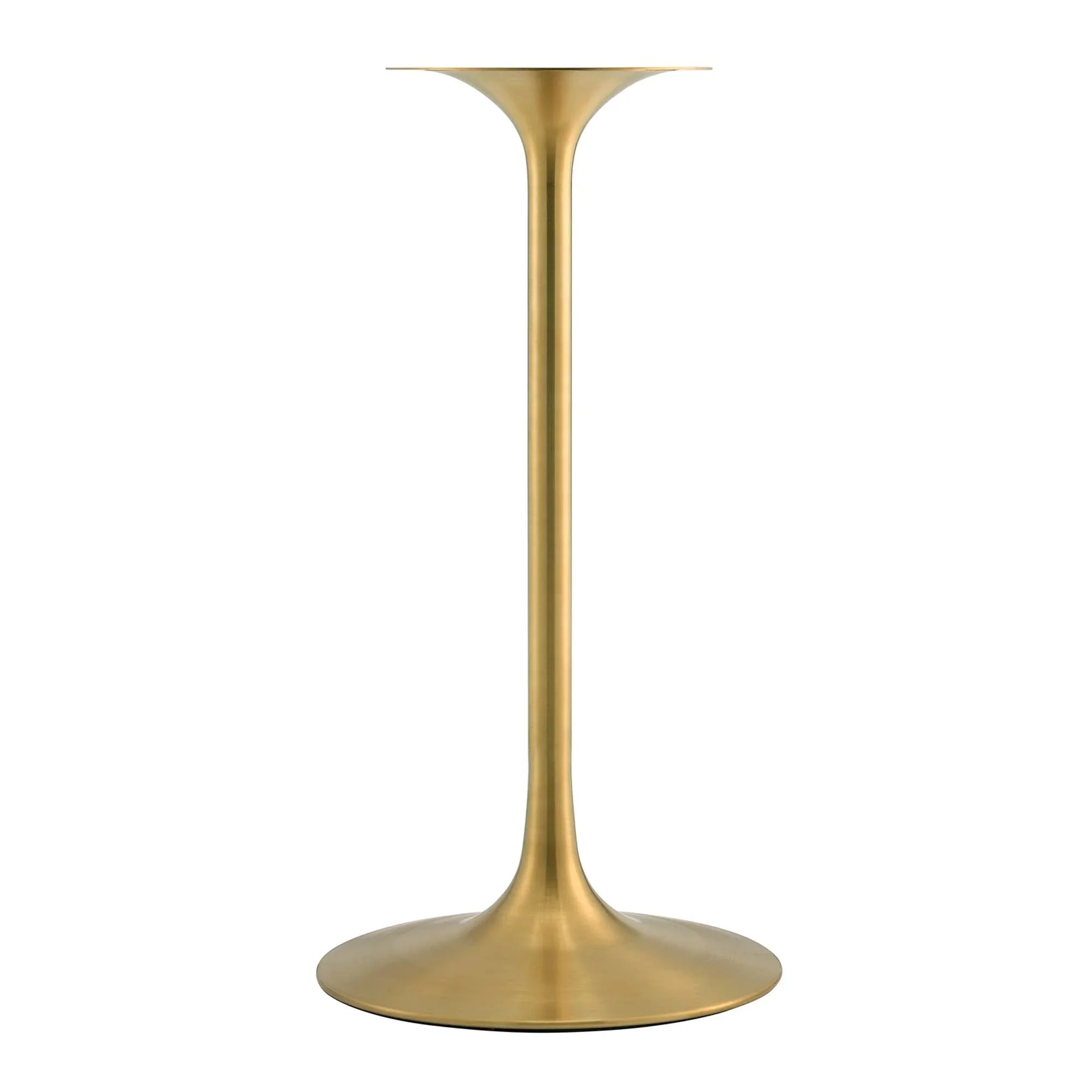 28 Inch Round Faux Marble Pedestal Bar Table – White and Gold - Image 8