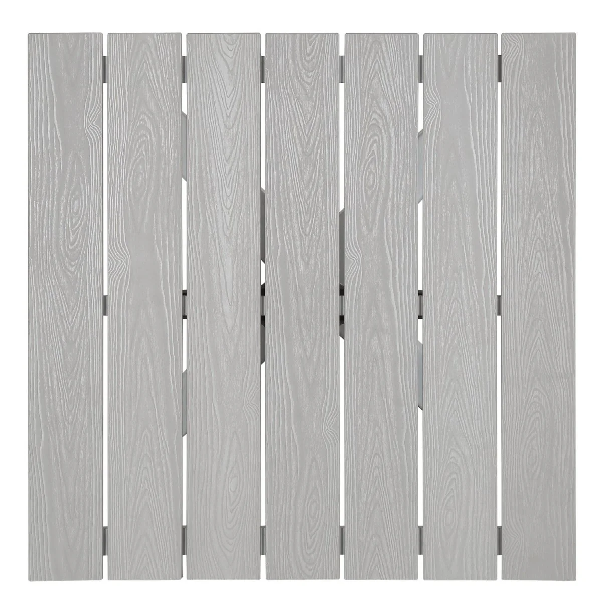 28" Square Outdoor Dining Table with Aluminum Frame for Patio and Backyard Entertaining - Image 3