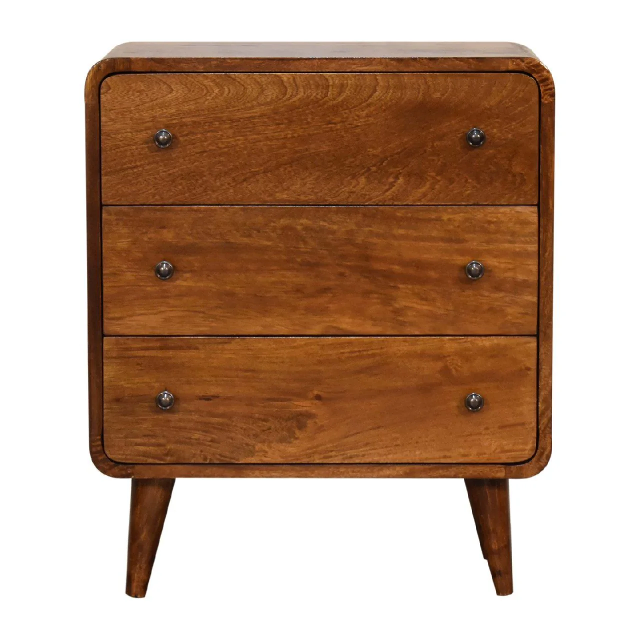 3 Drawer Mini Curved Chest - Image 6