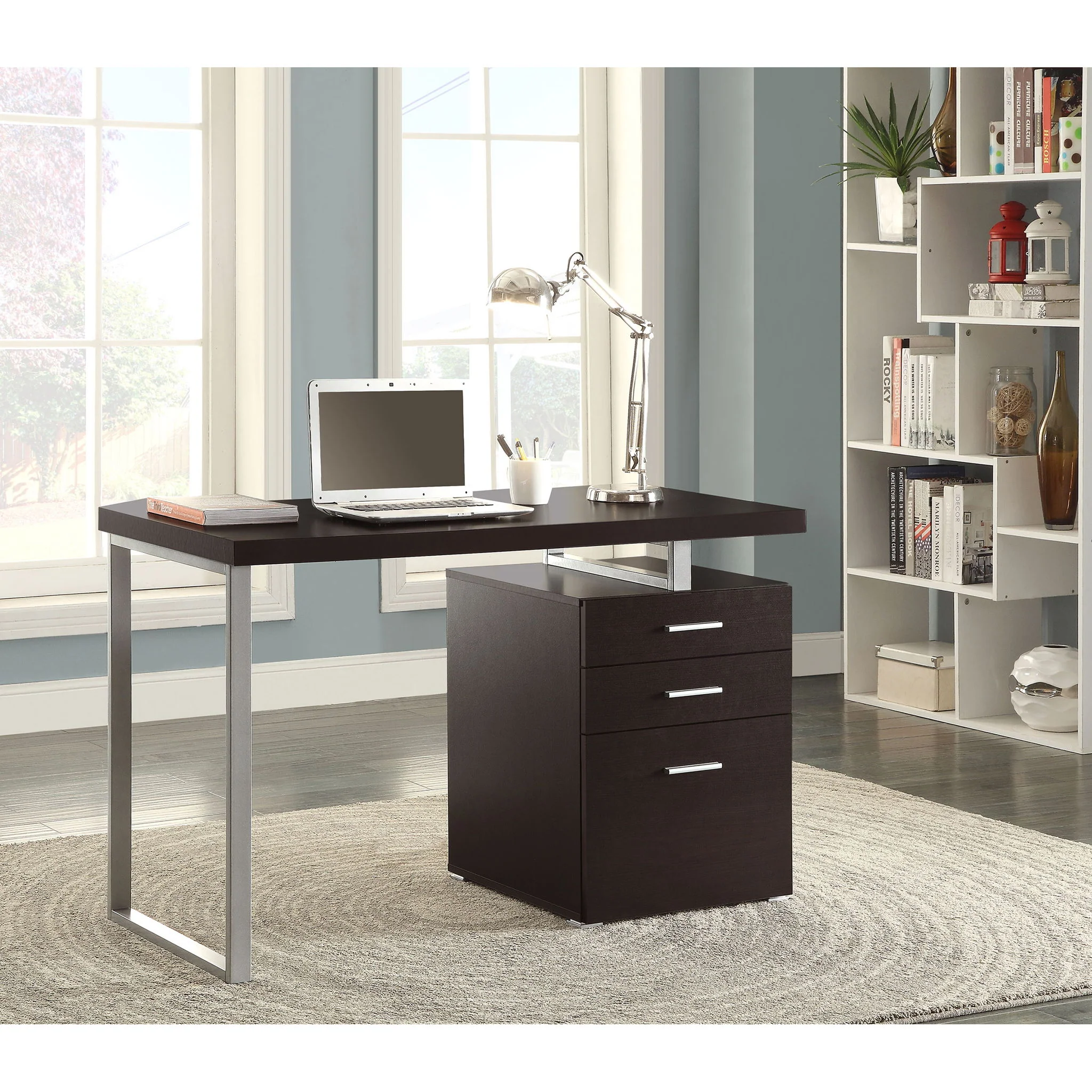 3 Drawer Reversible Office Desk - Image 10