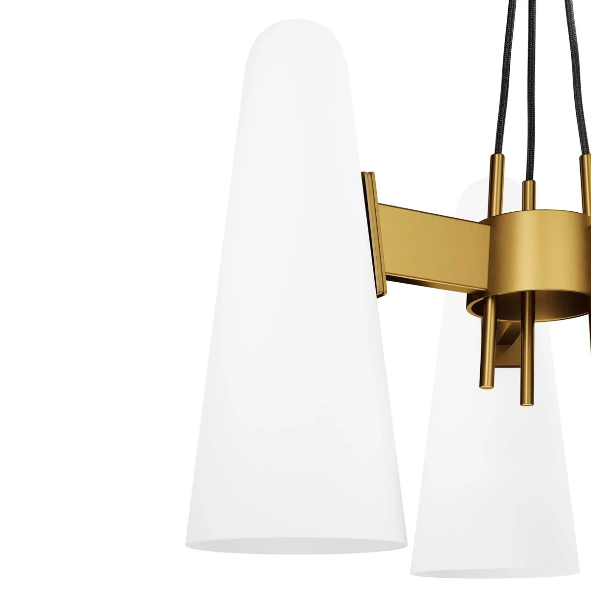 3-Light Beacon Glass Cone Pendant Ceiling Light Fixture Modern Industrial Lighting - Image 9