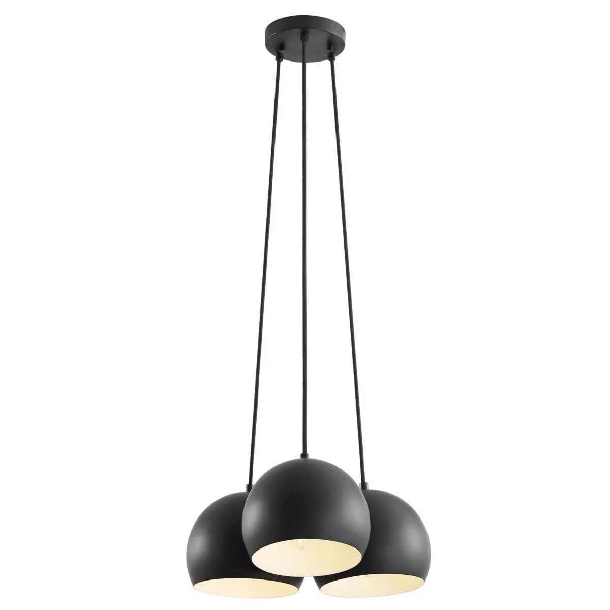3-Light Industrial Metal Pendant Ceiling Light Fixture, Hanging Lamp for Home - Image 15