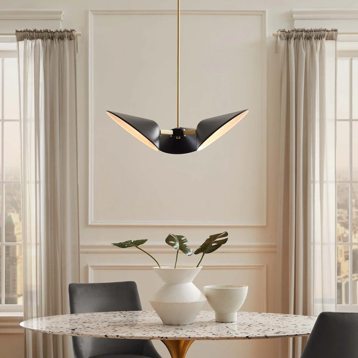 3-Light Modern Short Arm Pendant Ceiling Light Fixture for Kitchen Island and Dining - Image 12