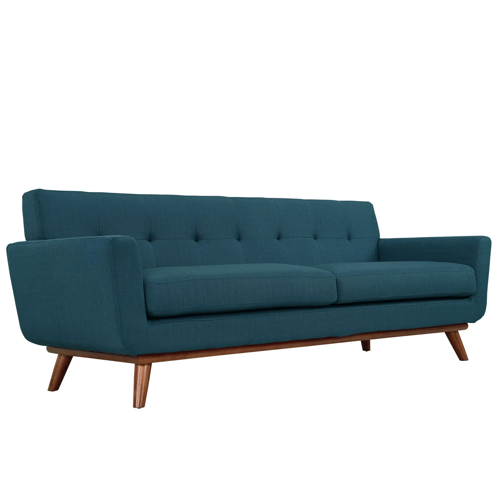 3 Piece 123" Gently Sloping Curved Upholstered Armchairs and Sofa Set - Image 9