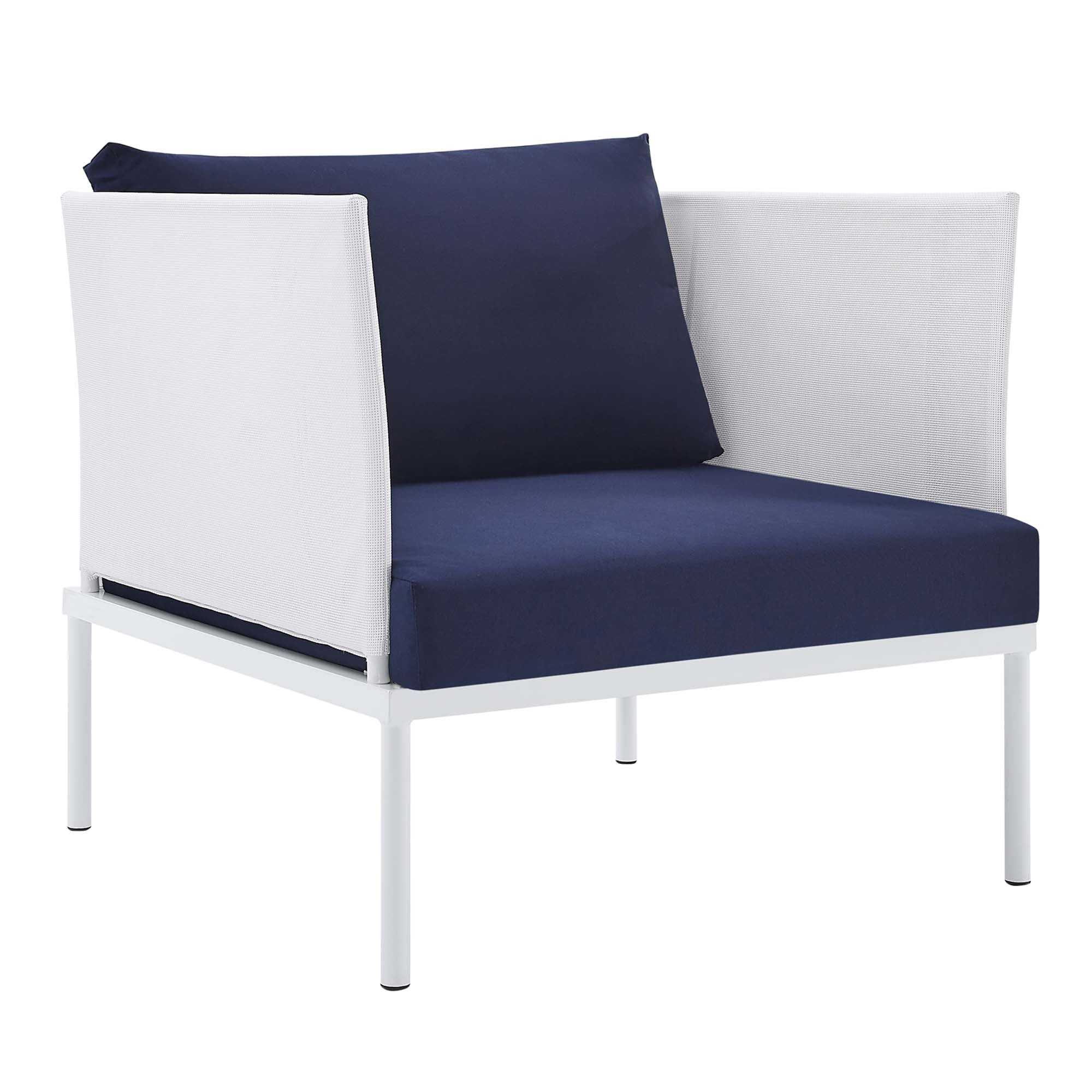3-Piece Aluminum Outdoor Patio Seating Set with Sunbrella Cushions and Weatherproof Frame - Image 4