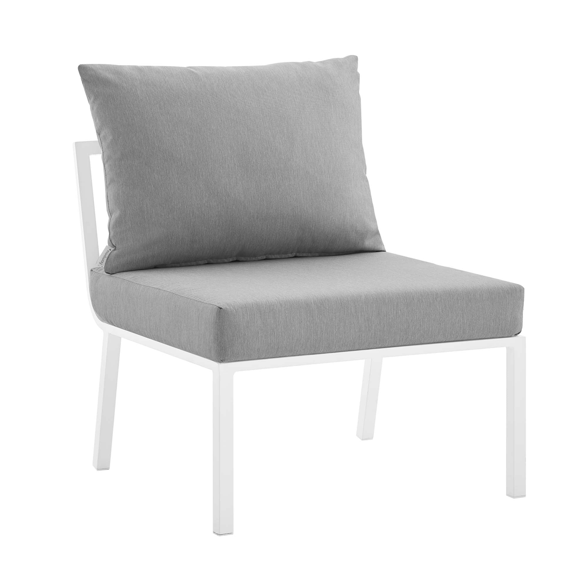 3-Piece Aluminum Outdoor Patio Sectional Sofa Set — Modern Weather-Resistant Seating - Image 19