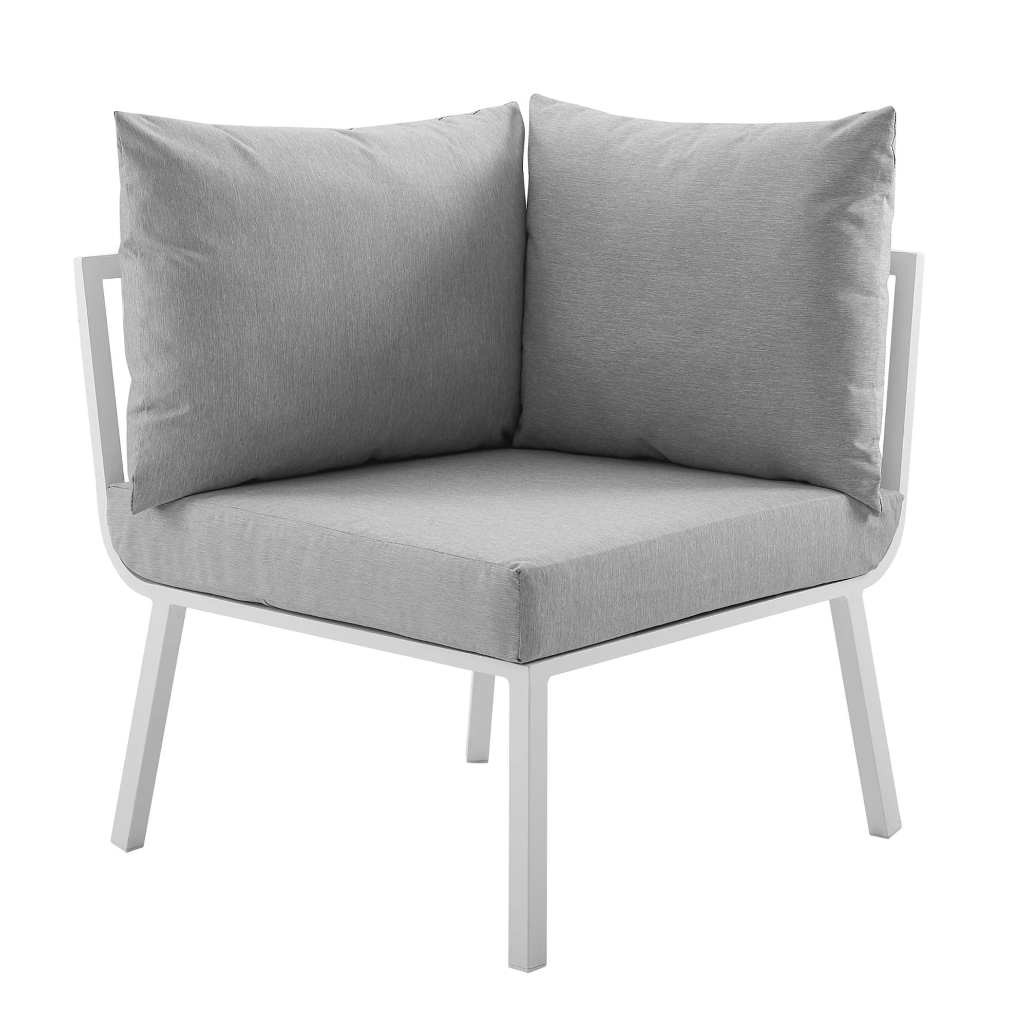 3-Piece Aluminum Outdoor Patio Sectional Sofa Set — Modern Weather-Resistant Seating - Image 20