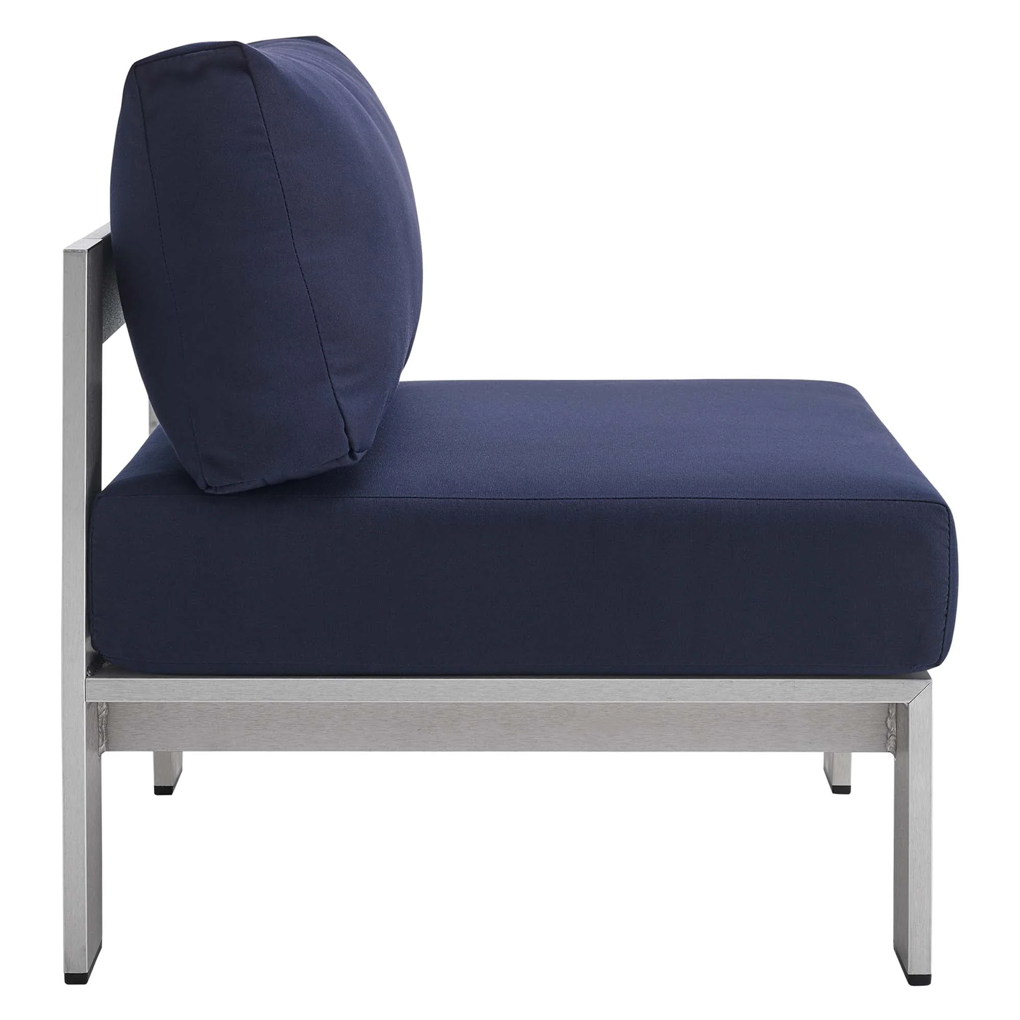 3-Piece Aluminum Patio Seating Set with Sunbrella Cushions Outdoor Weather-Resistant - Image 5