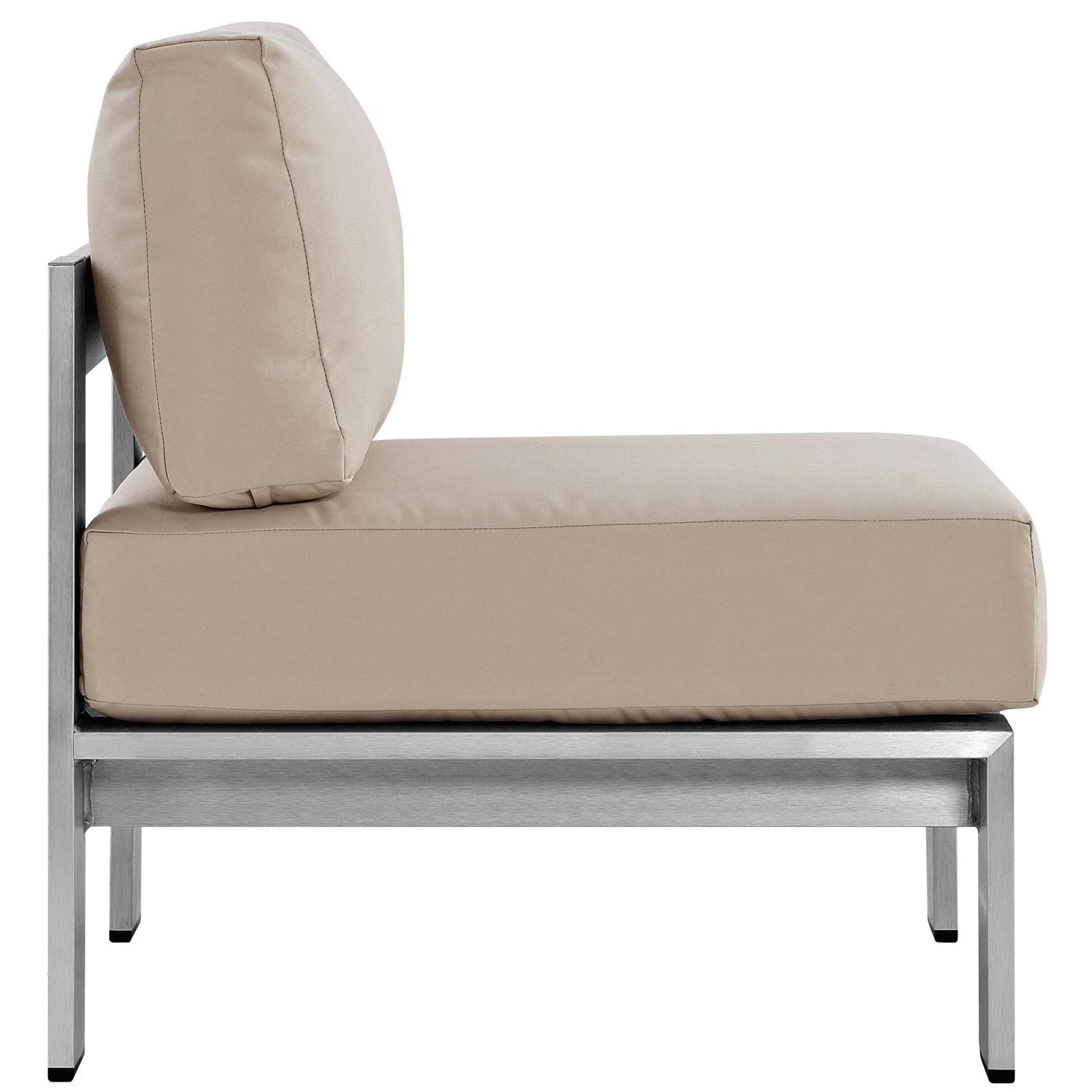 3-Piece Aluminum Patio Sectional Sofa Set with Cushions and Aluminum Frame - Image 10