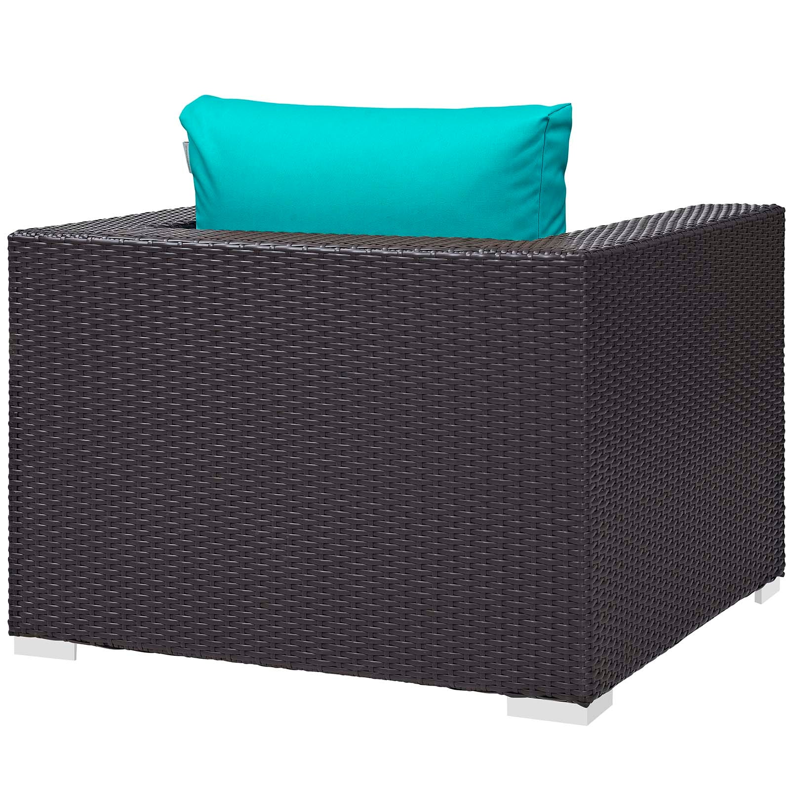 3-Piece Espresso Wicker Outdoor Patio Set with Fire Pit, All-Weather Wicker - Image 16