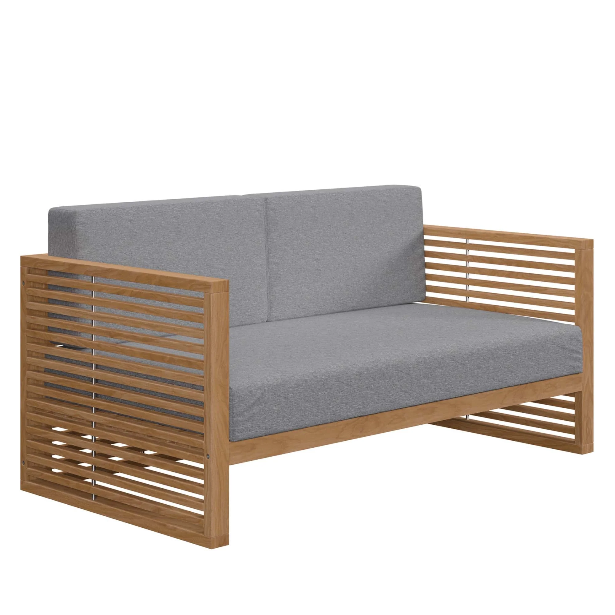 3-Piece Natural Teak Patio Furniture Set with Cushions for Patio & Deck - Image 33