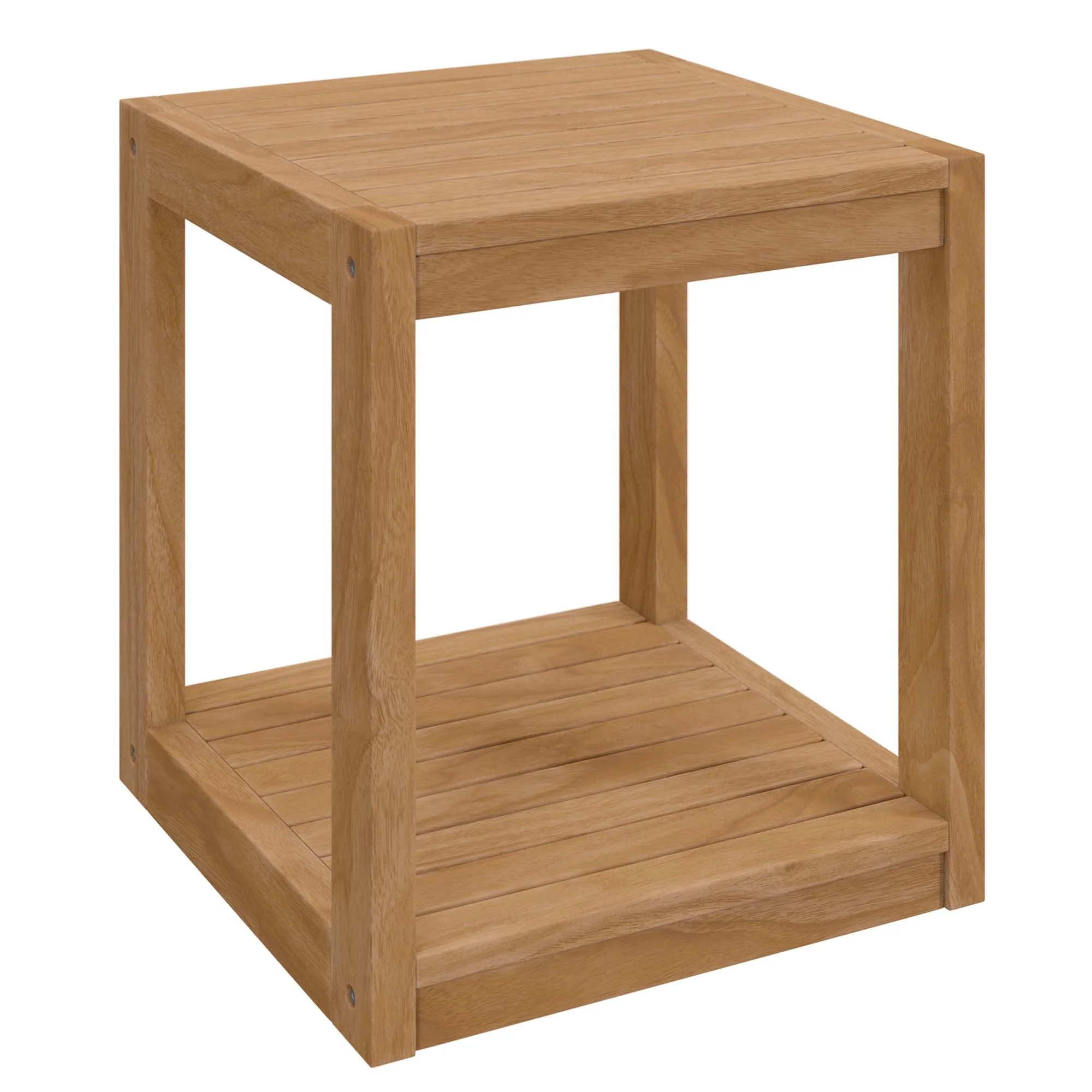3-Piece Natural Teak Wood Outdoor Patio Furniture Set for Backyard and Deck - Image 17
