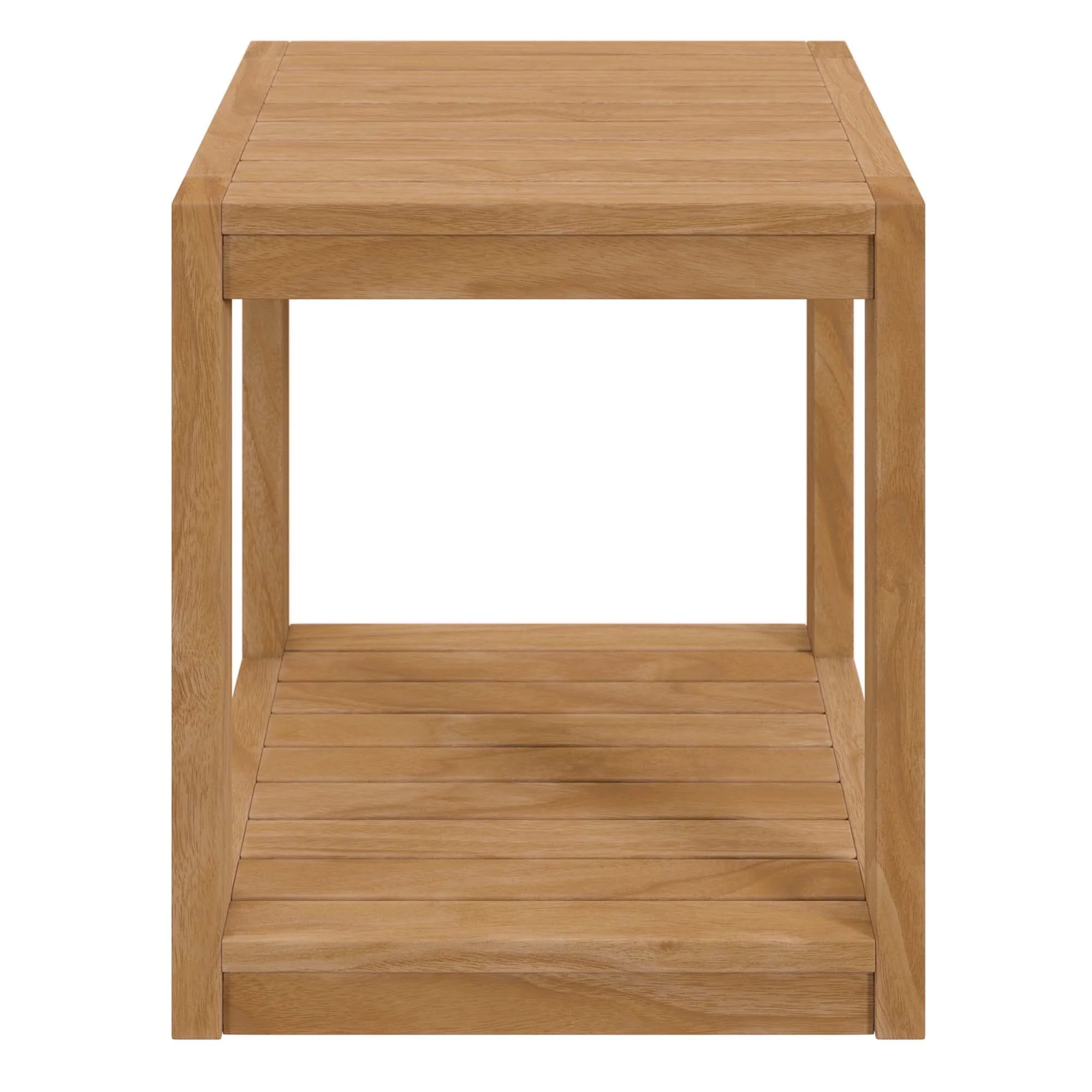 3-Piece Natural Teak Wood Outdoor Patio Furniture Set for Backyard and Deck - Image 8