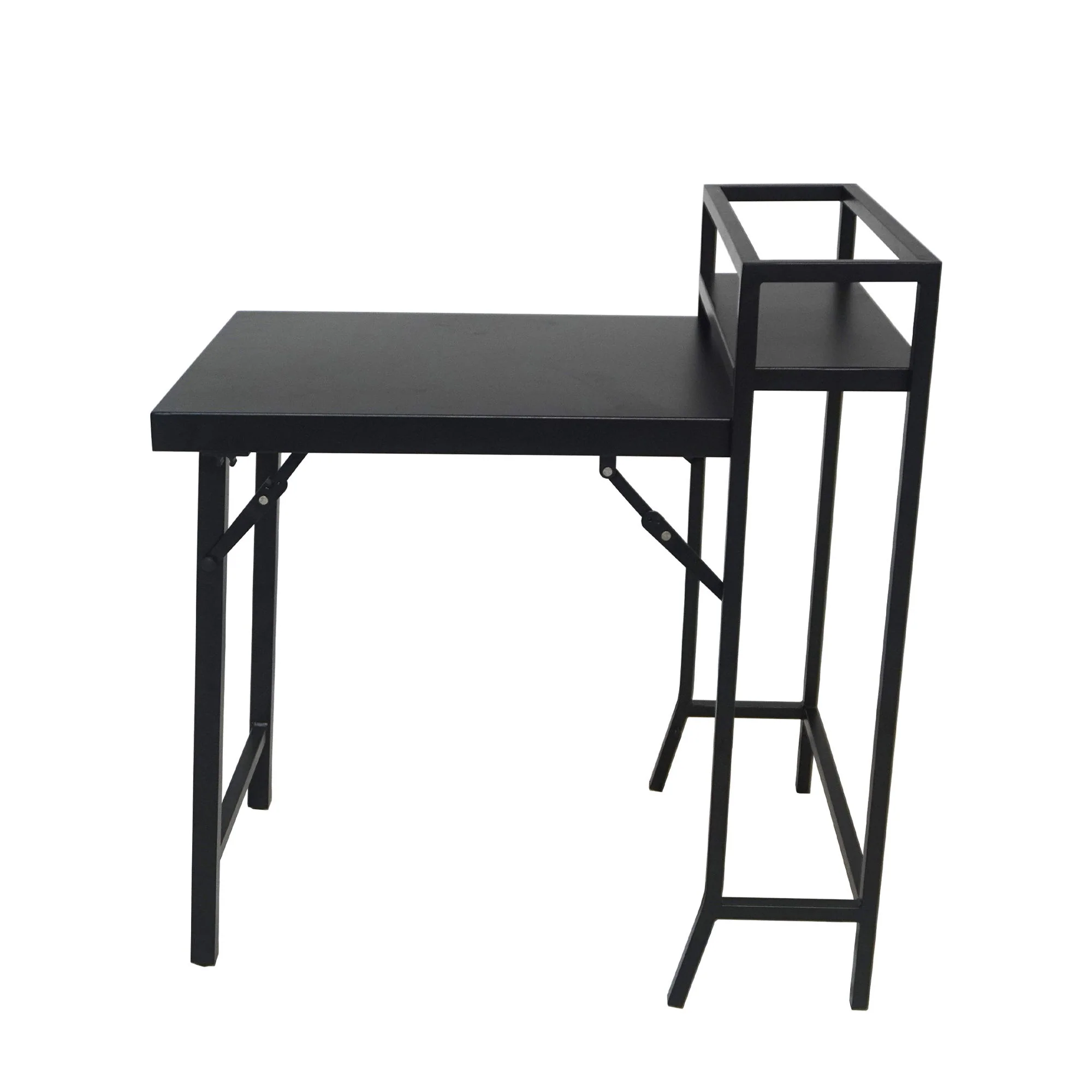 3 Piece Patio Bistro Set, Patio Set Of Foldable Patio Table And Chairs, Outdoor Patio Furniture Sets - Black - Image 9