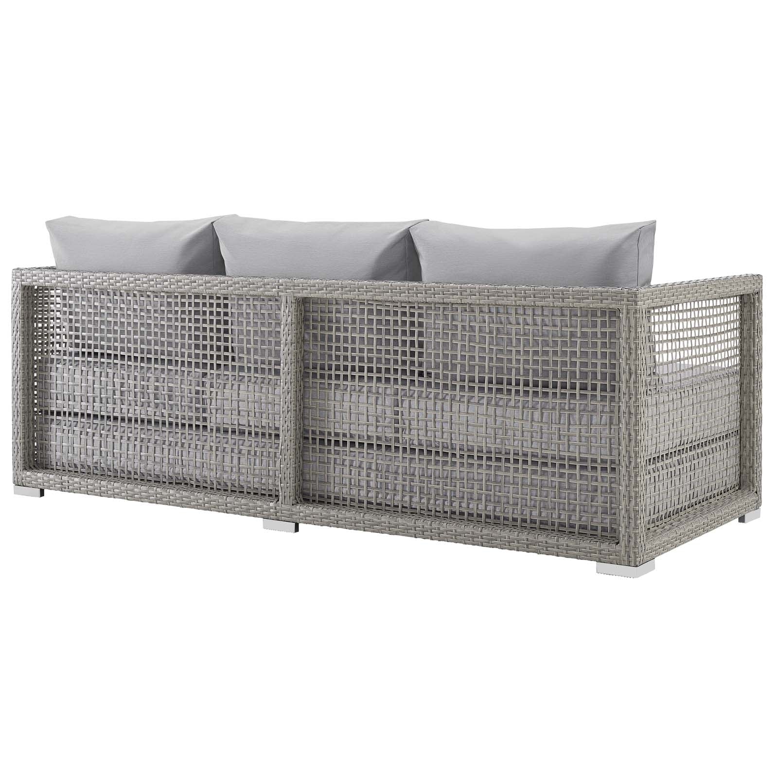 3-Piece Wicker Rattan Outdoor Patio Furniture Set for Deck and Garden Spaces - Image 26