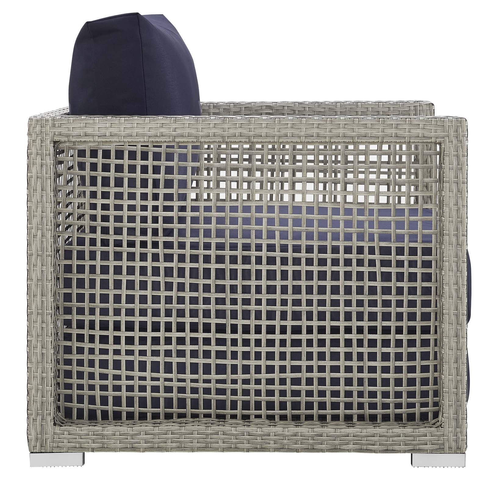 3-Piece Wicker Rattan Outdoor Patio Set for Garden, Balcony and Poolside Seating Ensemble - Image 17
