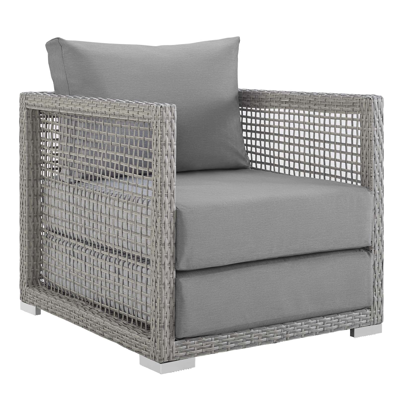3-Piece Wicker Rattan Outdoor Patio Set for Garden, Balcony and Poolside Seating Ensemble - Image 22