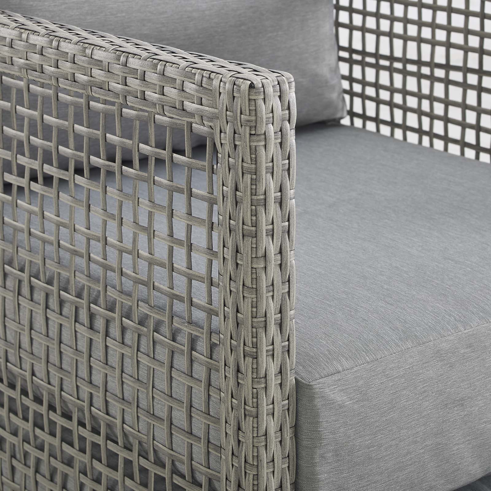 3-Piece Wicker Rattan Outdoor Patio Set for Garden, Balcony and Poolside Seating Ensemble - Image 27