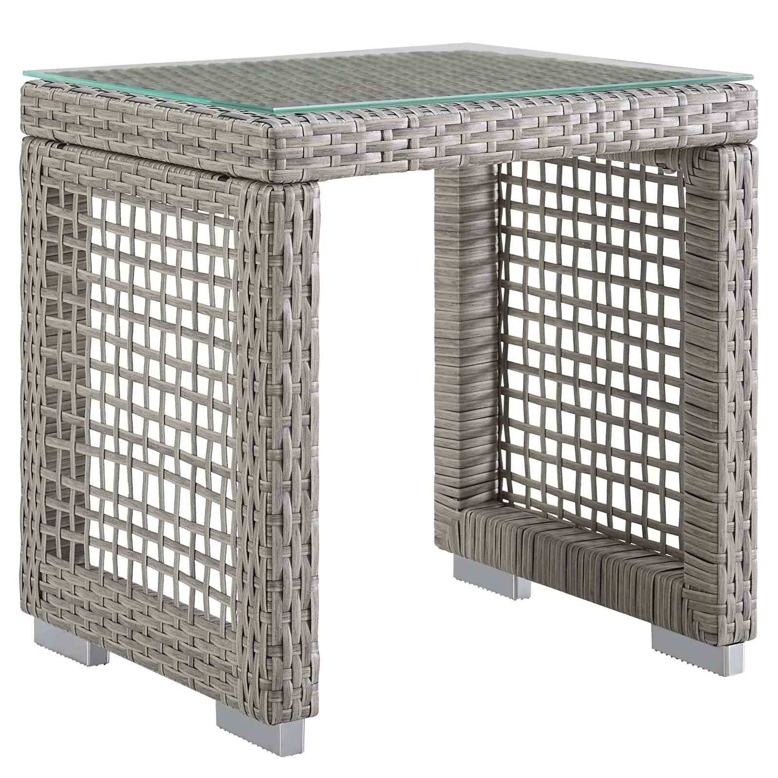 3-Piece Wicker Rattan Outdoor Patio Set with Table and Two Chairs, Patio Seating - Image 14
