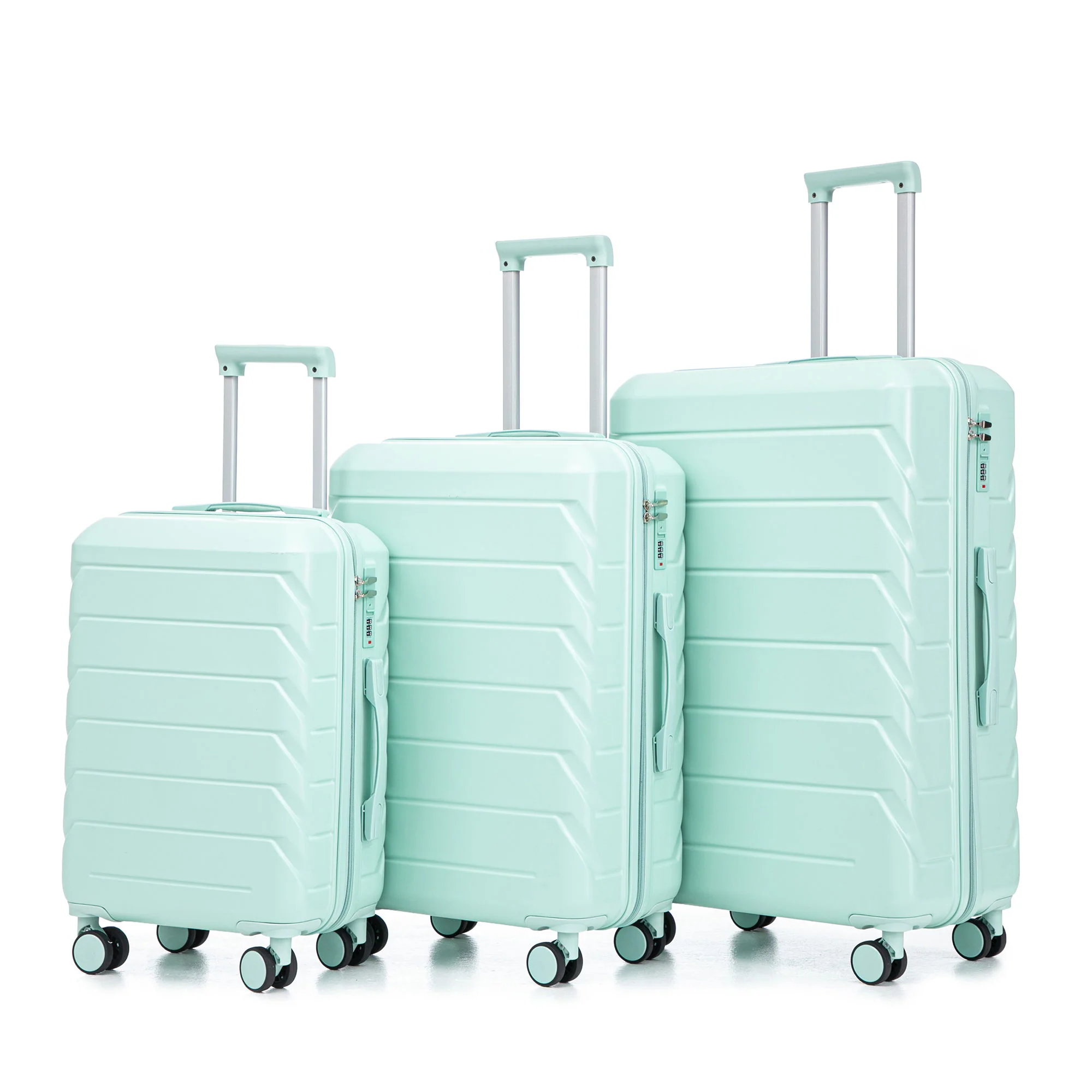 3 Pieces Set 20" / 24" / 28" Spinner Wheel Luggage With Combination Lock - Image 5