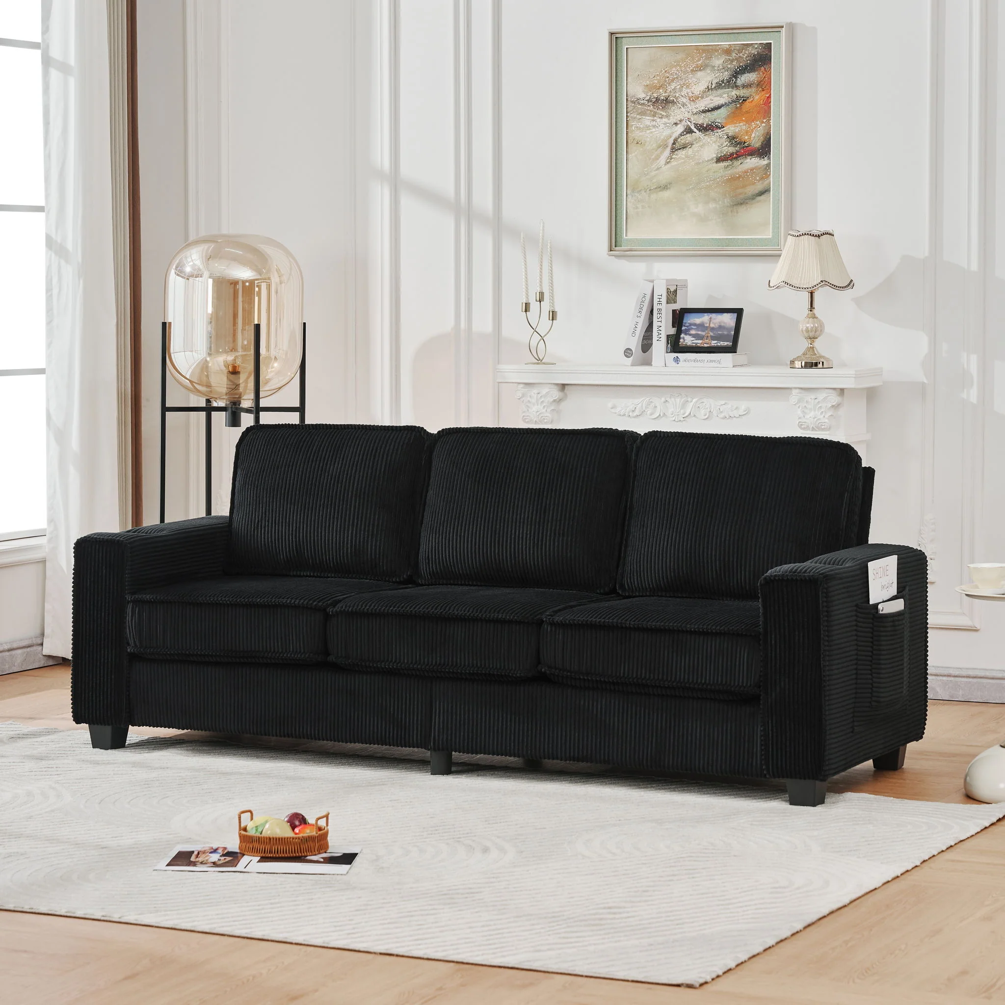 3 Seater Compact Sofa For Living Room - Image 10
