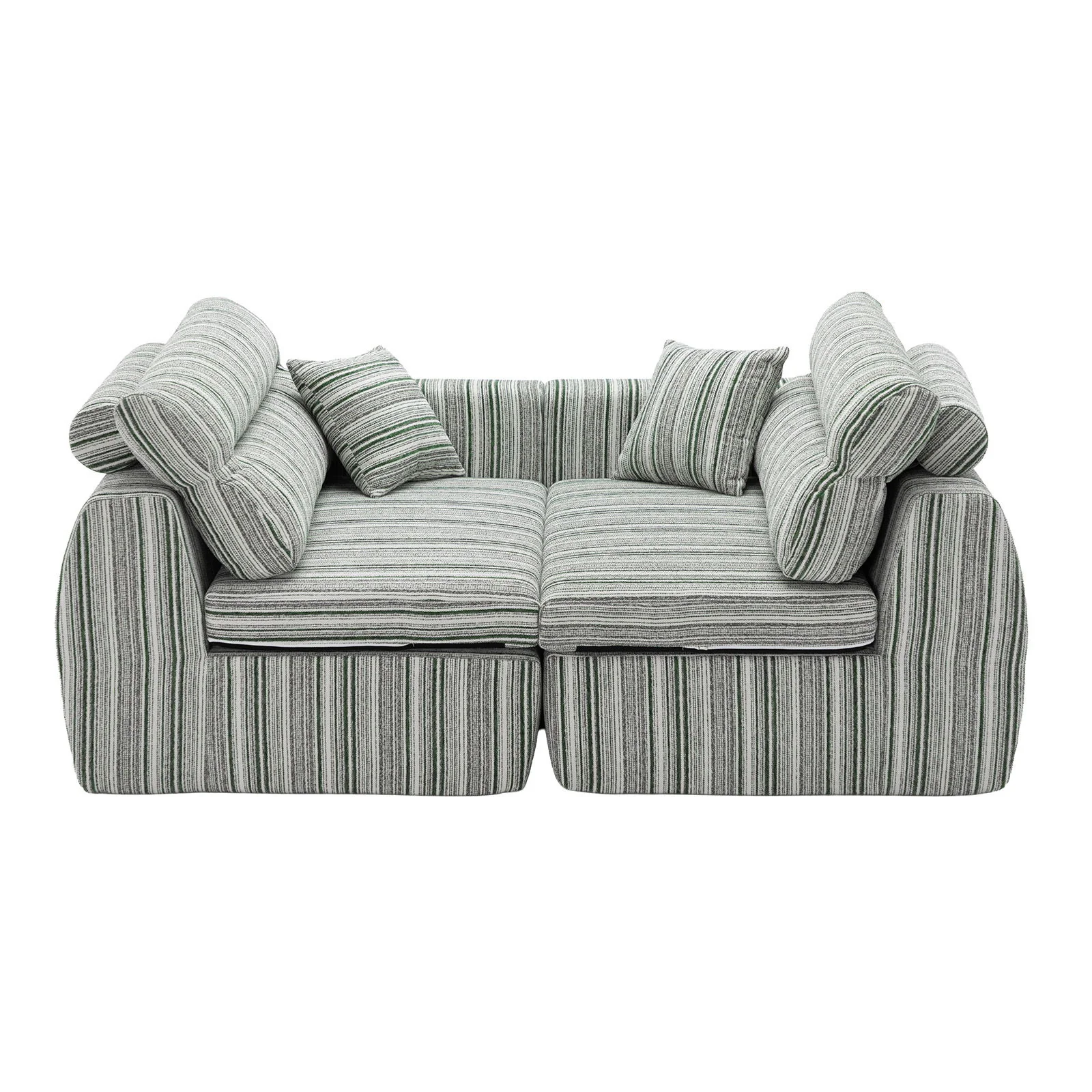 3 Seater, Couch With Throw Pillows For Living Room - Image 15