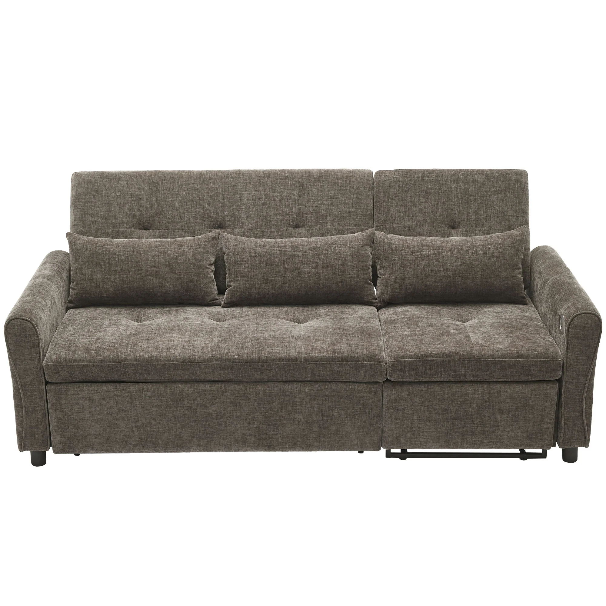 3 Seater Sofa Bed And Reversible Recliner - Image 4