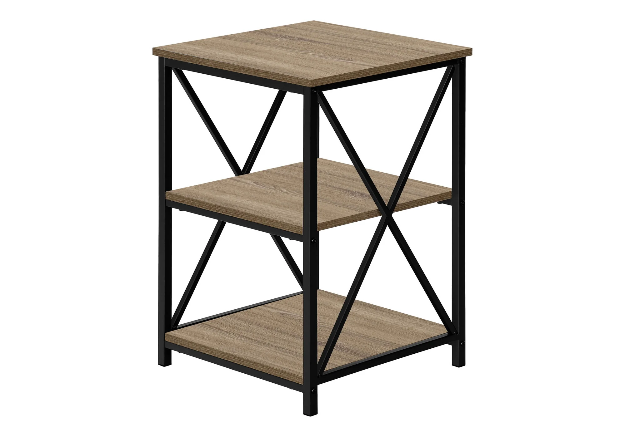 3 Tier Accent Table, Side Marble Look Contemporary & Modern - Image 26
