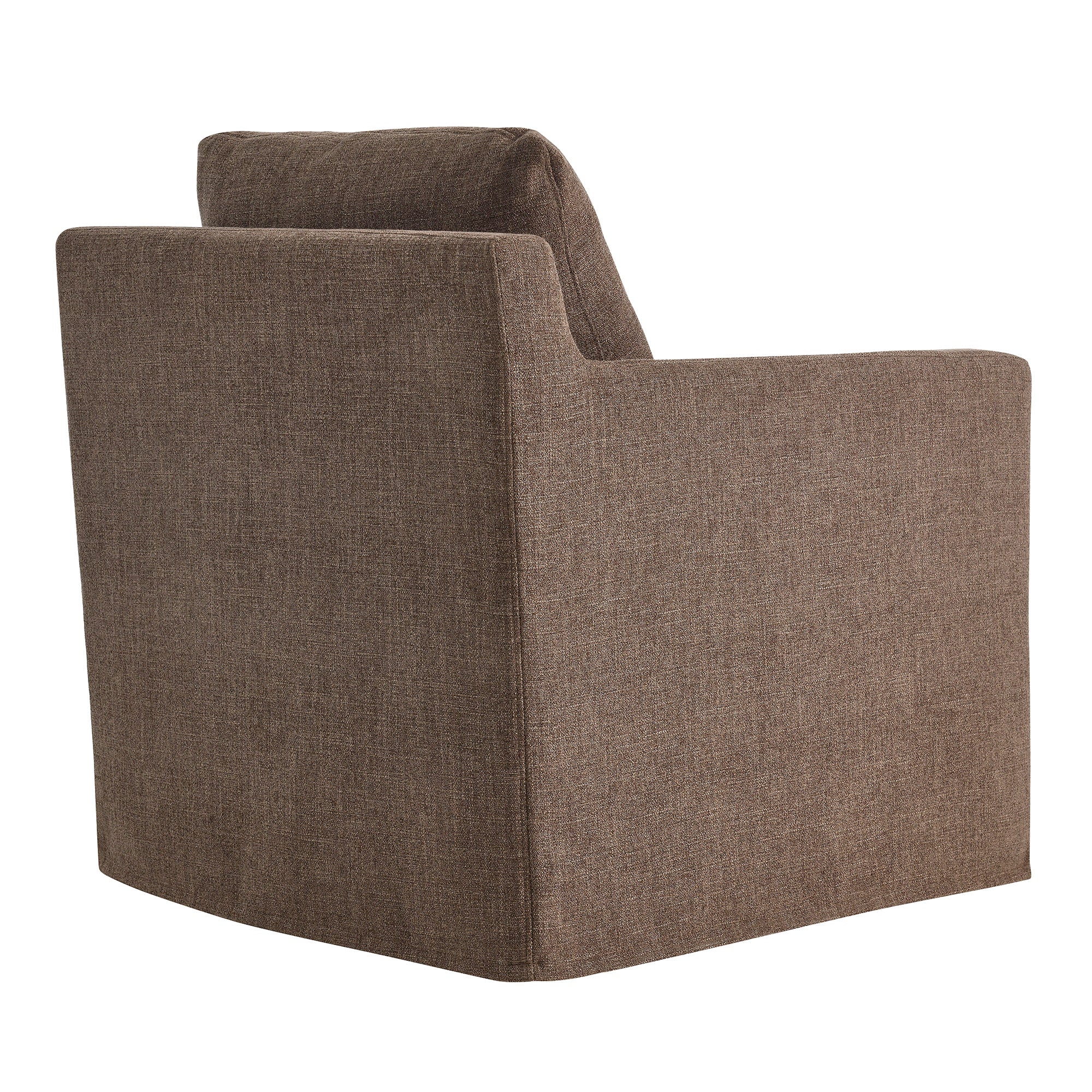 30 Inch Modern Fabric Slipcovered Swivel Armchair - Image 20