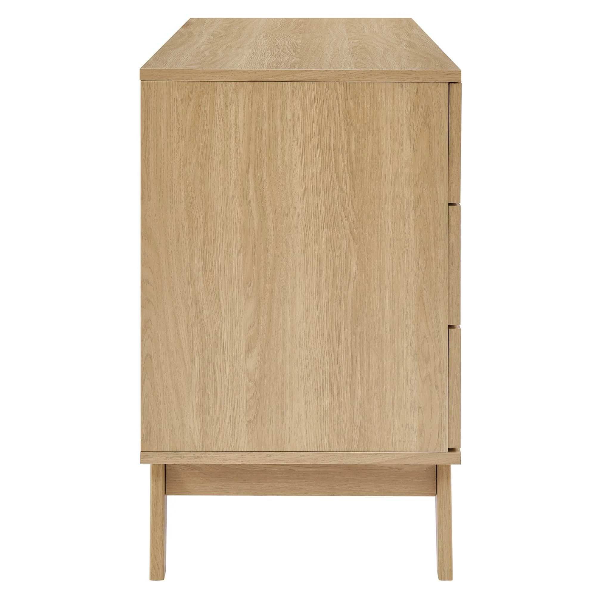30" Natural Rattan 6-Drawer Bedroom Dresser - Image 4