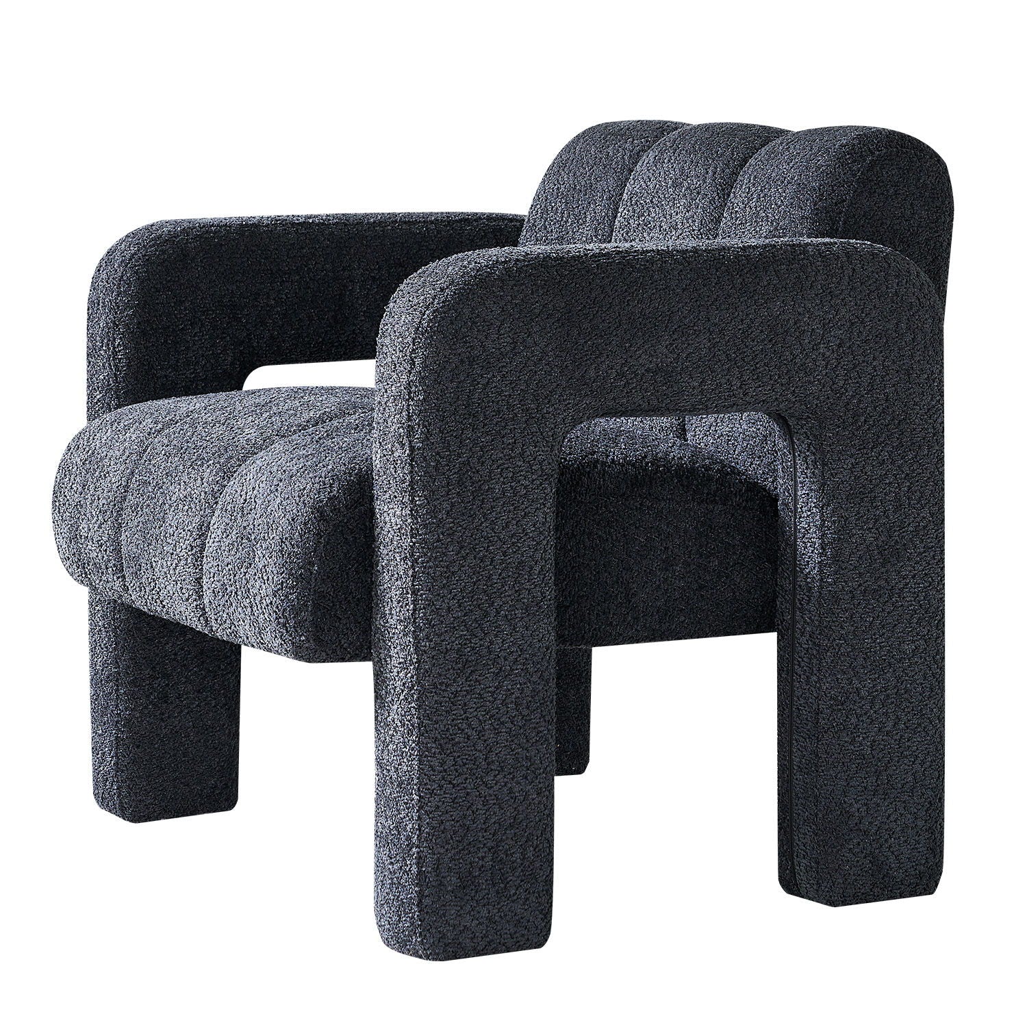 31.10" Boucle Upholstered Accent Chair - Image 4