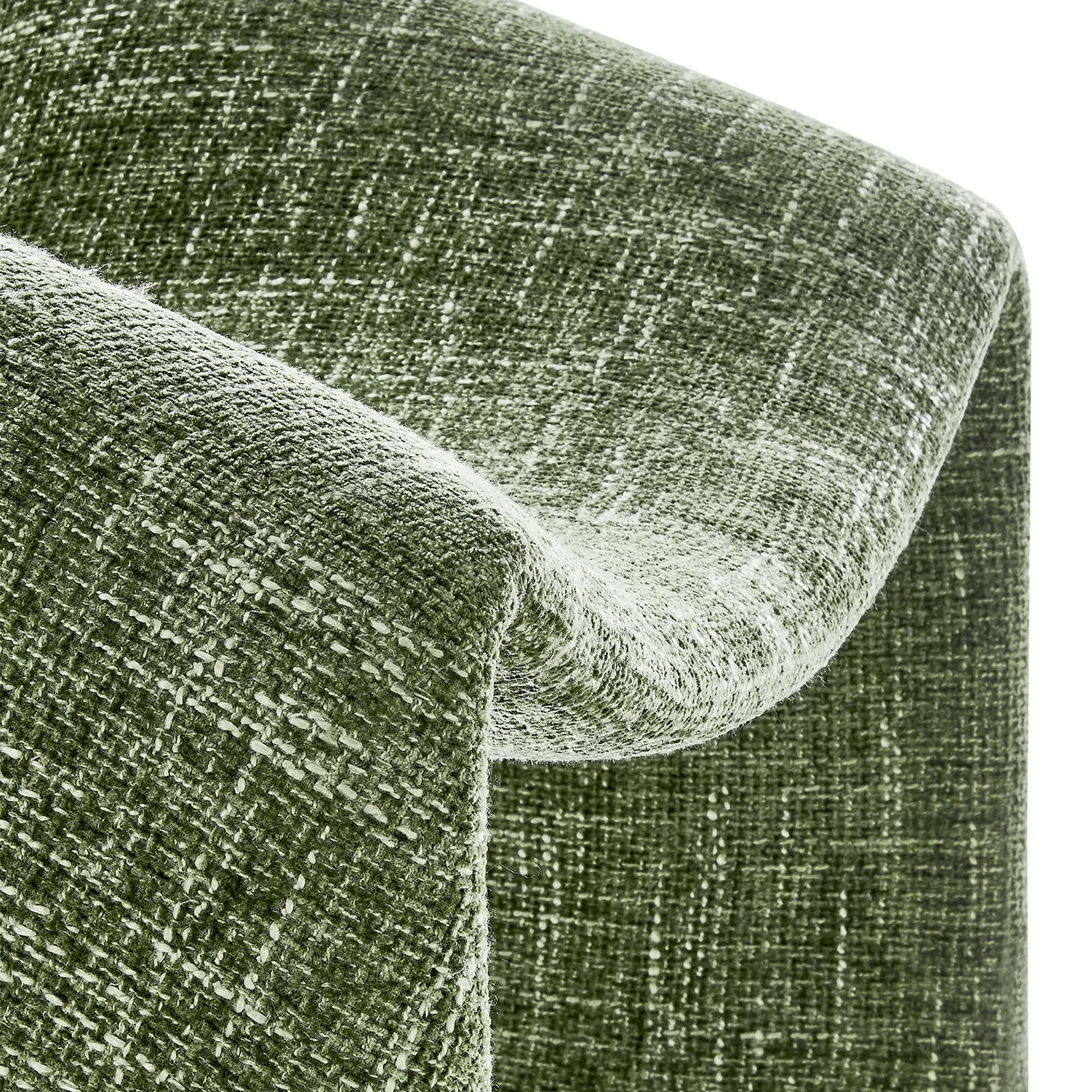 31 Inch Modern Curved Chenille Upholstered Accent Chair - Image 15