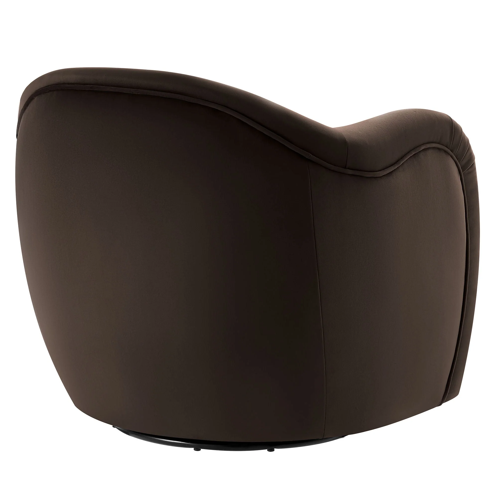 31 Inch Performance Velvet Swivel Armchair - Image 5
