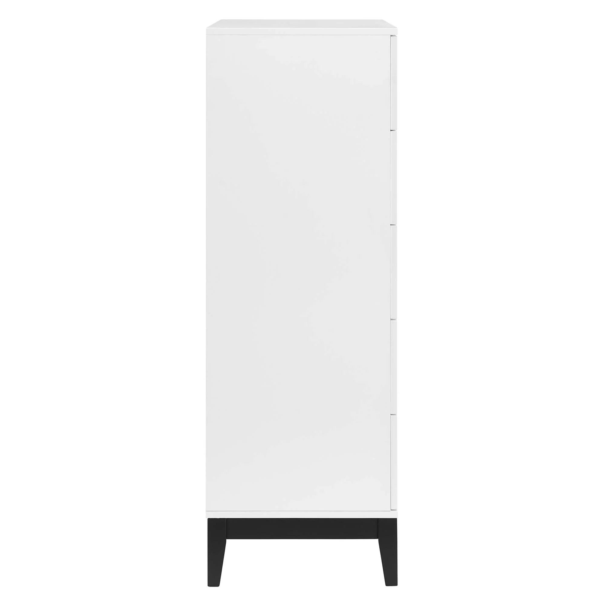 31" White Modern 5-Drawer Bedroom Chest - Image 4