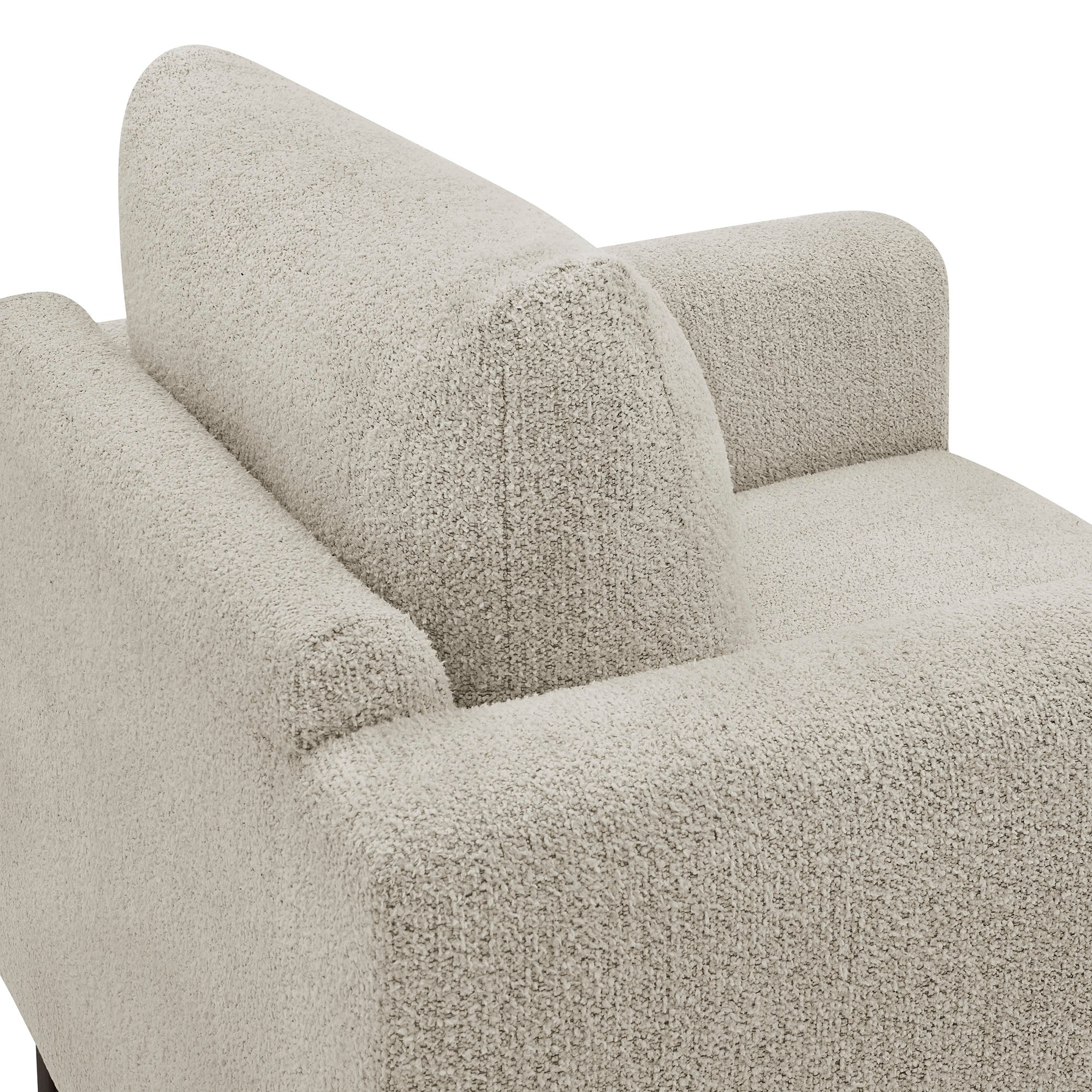 32 Inch Boucle Fabric Accent Armchair - Image 6