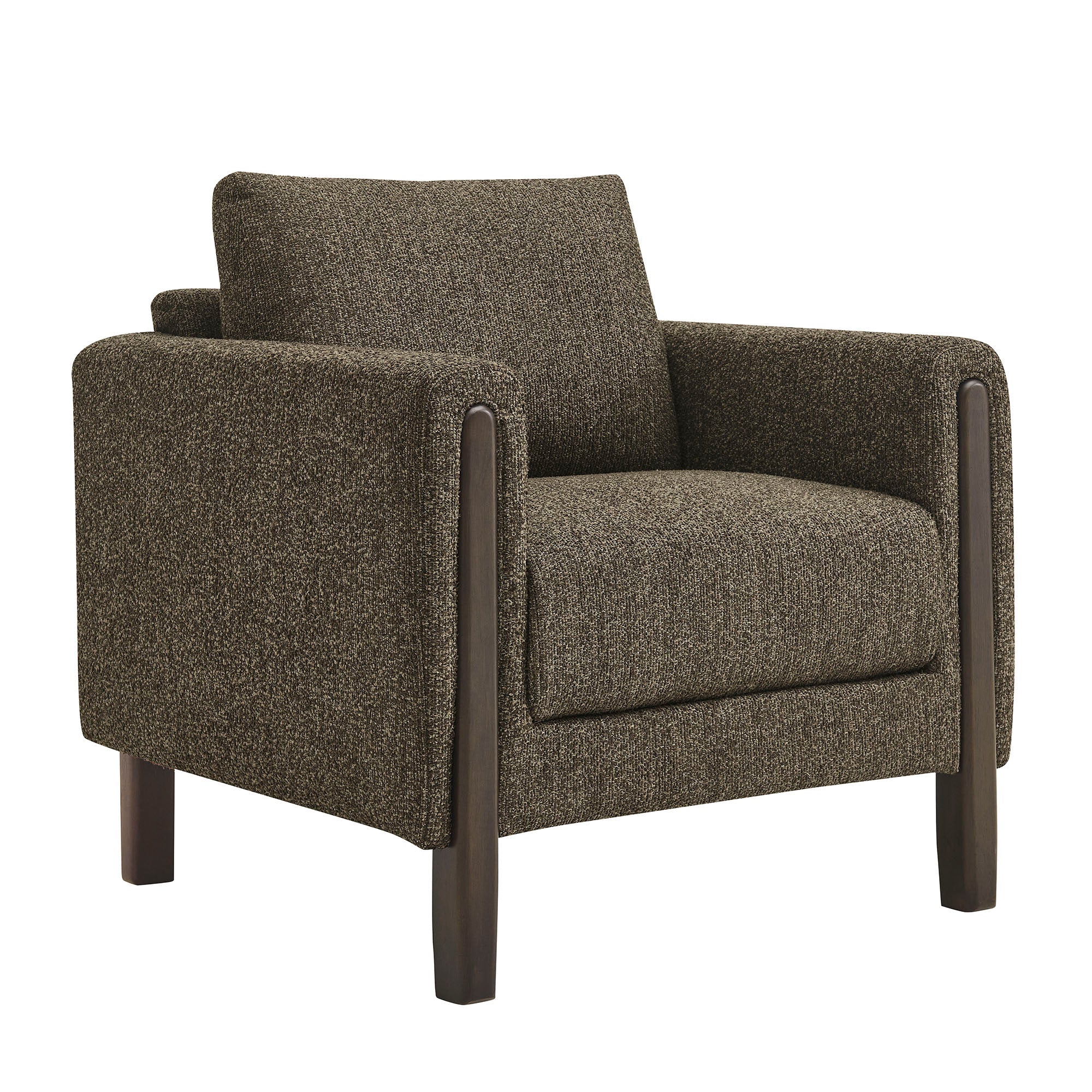 32 Inch Boucle Fabric Accent Armchair - Image 8
