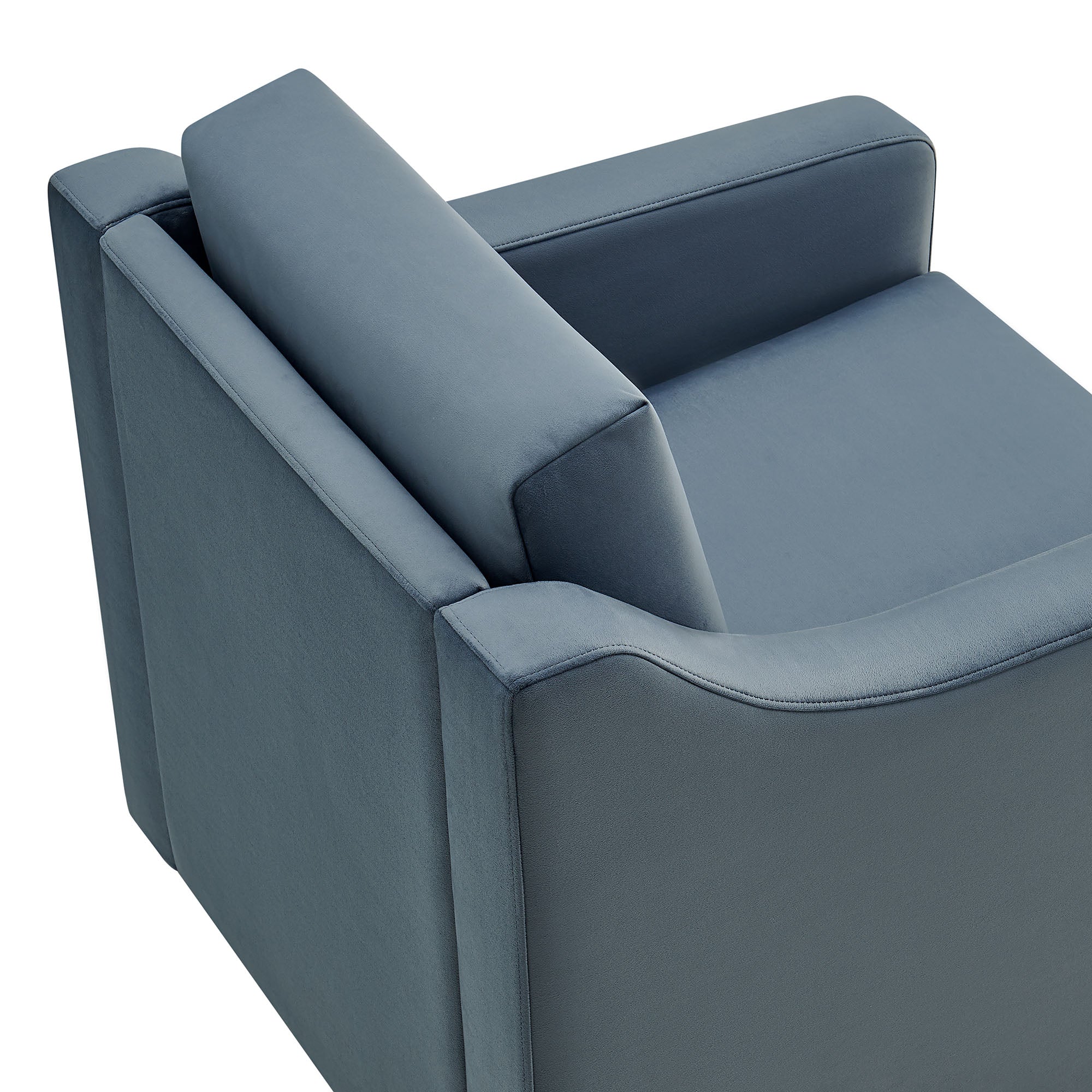 32 Inch Performance Velvet Swivel Armchair - Image 20
