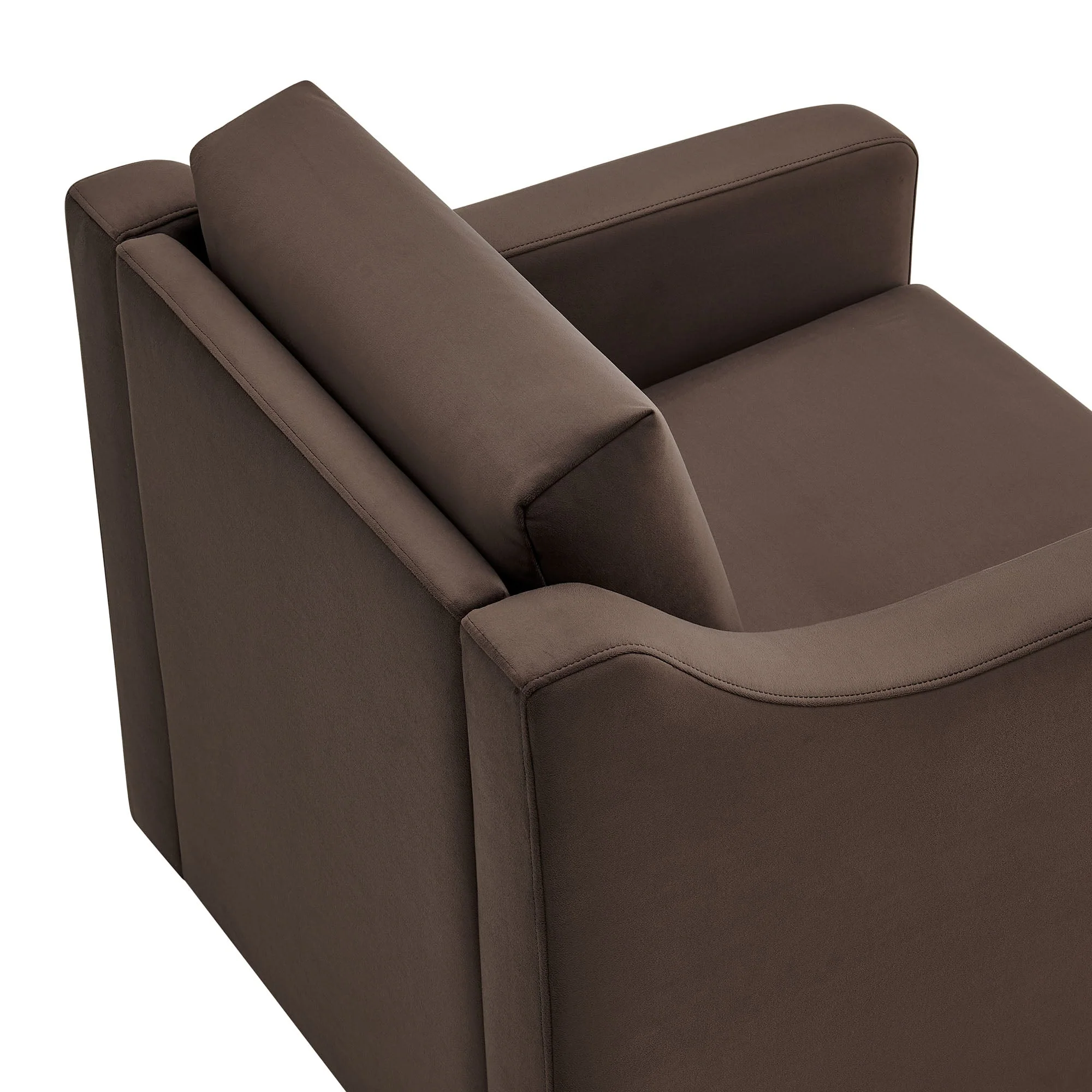 32 Inch Performance Velvet Swivel Armchair - Image 27