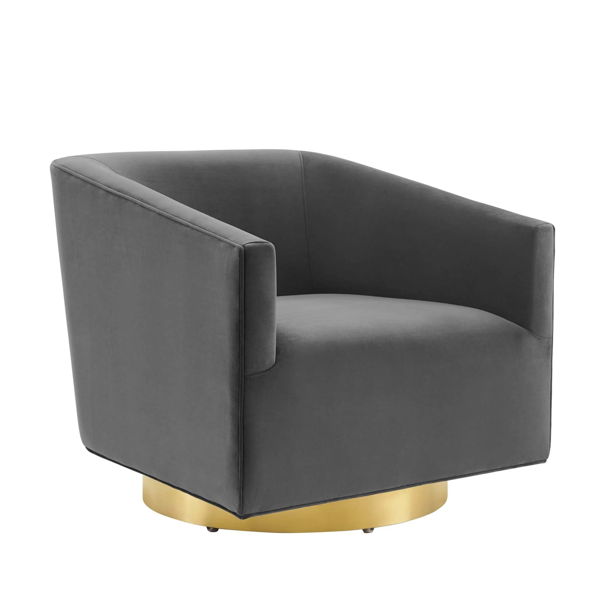 32 Inch Performance Velvet Swivel Lounge Chair