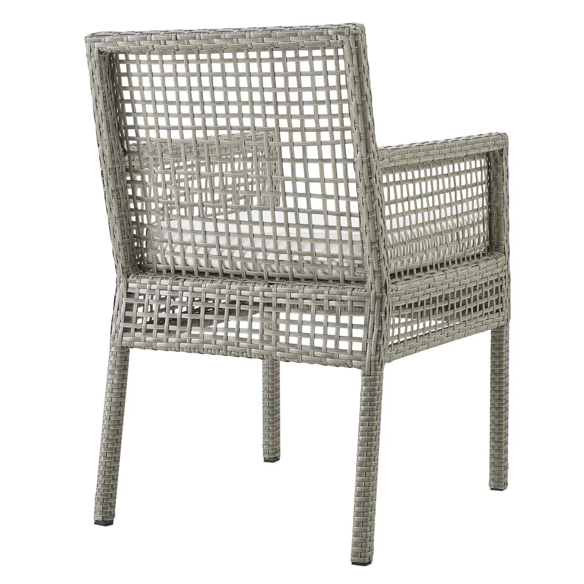 33.5" Wicker Rattan Outdoor Dining Armchair Set of 2 — Comfortable Patio Seating for Entertaining - Image 11