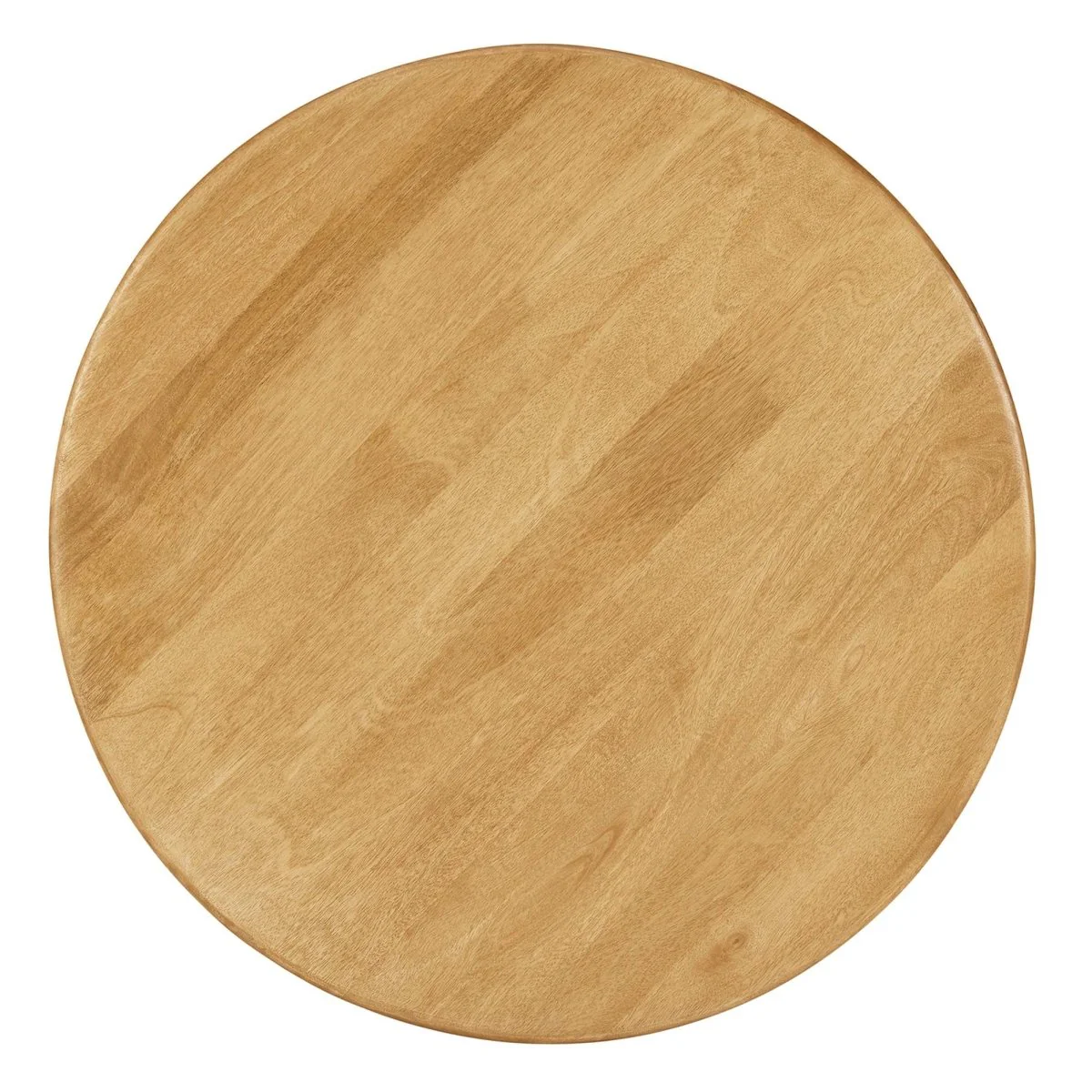 34 Inch Mid-Century Round Mango Wood Coffee Table - Image 5