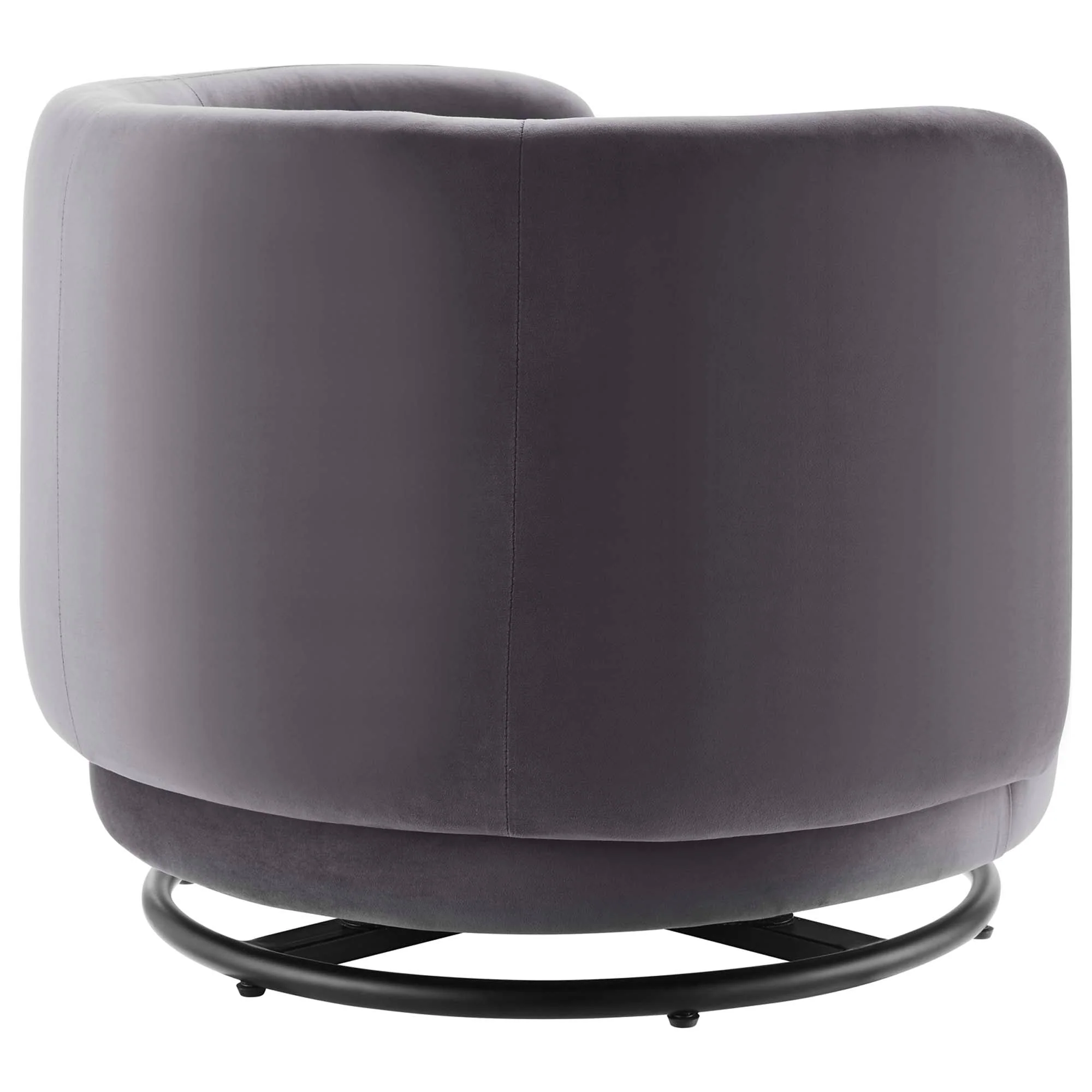 34 Inch Performance Velvet Swivel Chair - Image 10
