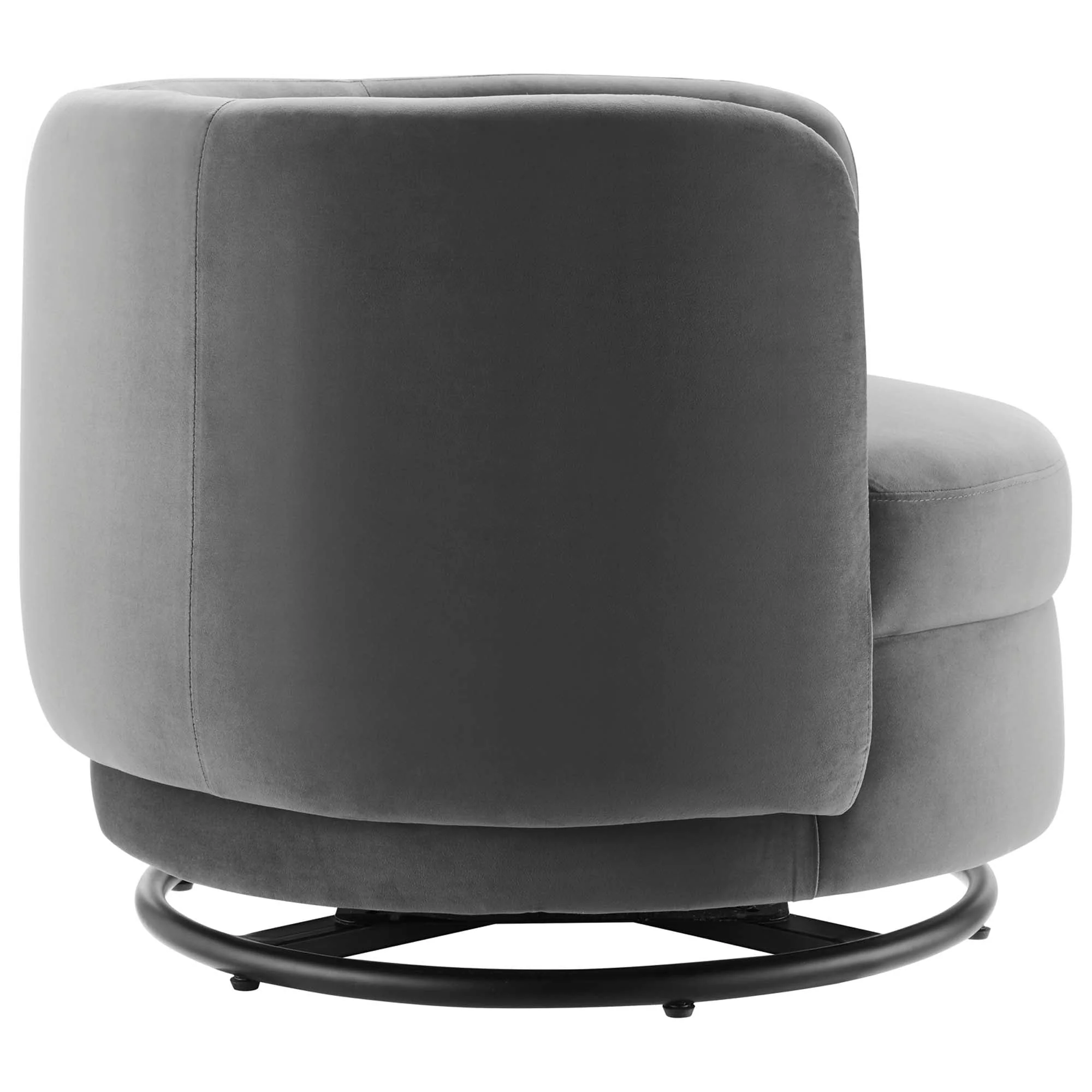 34 Inch Performance Velvet Swivel Chair - Image 8