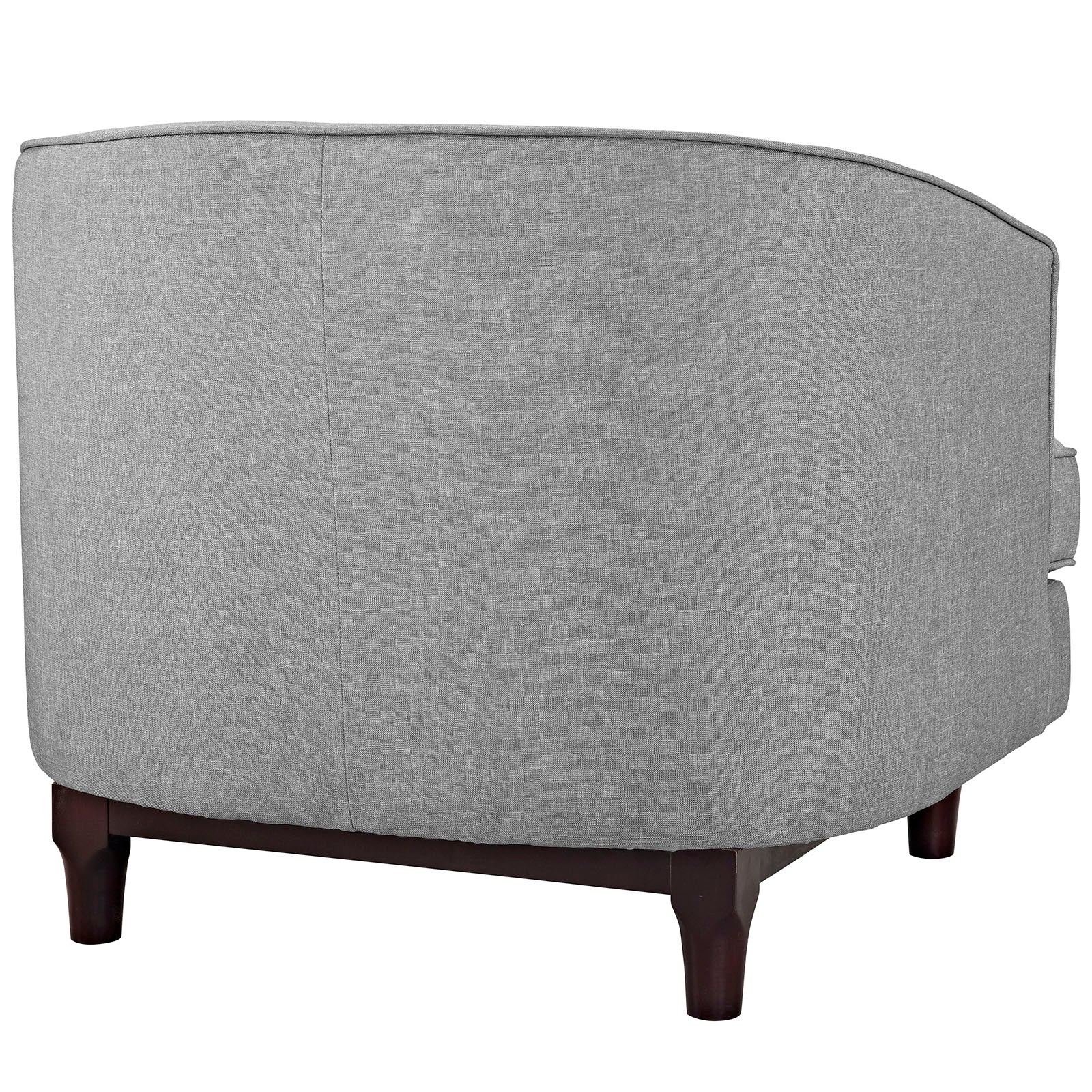 34 Inch Upholstered Fabric Button Tufted Armchair - Image 8